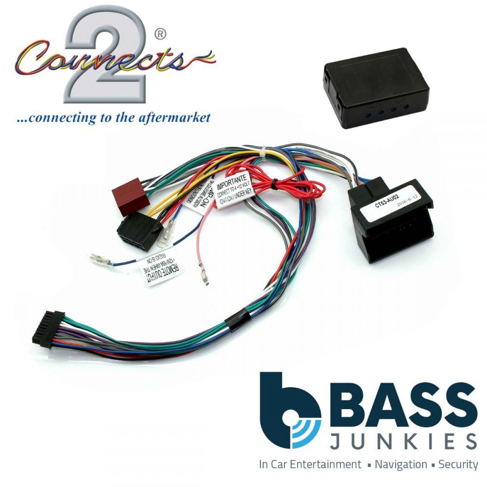 Connects2 CT53-AU02 - AUDI Car Stereo Fully Amplified BOSE Active Bypass Lead