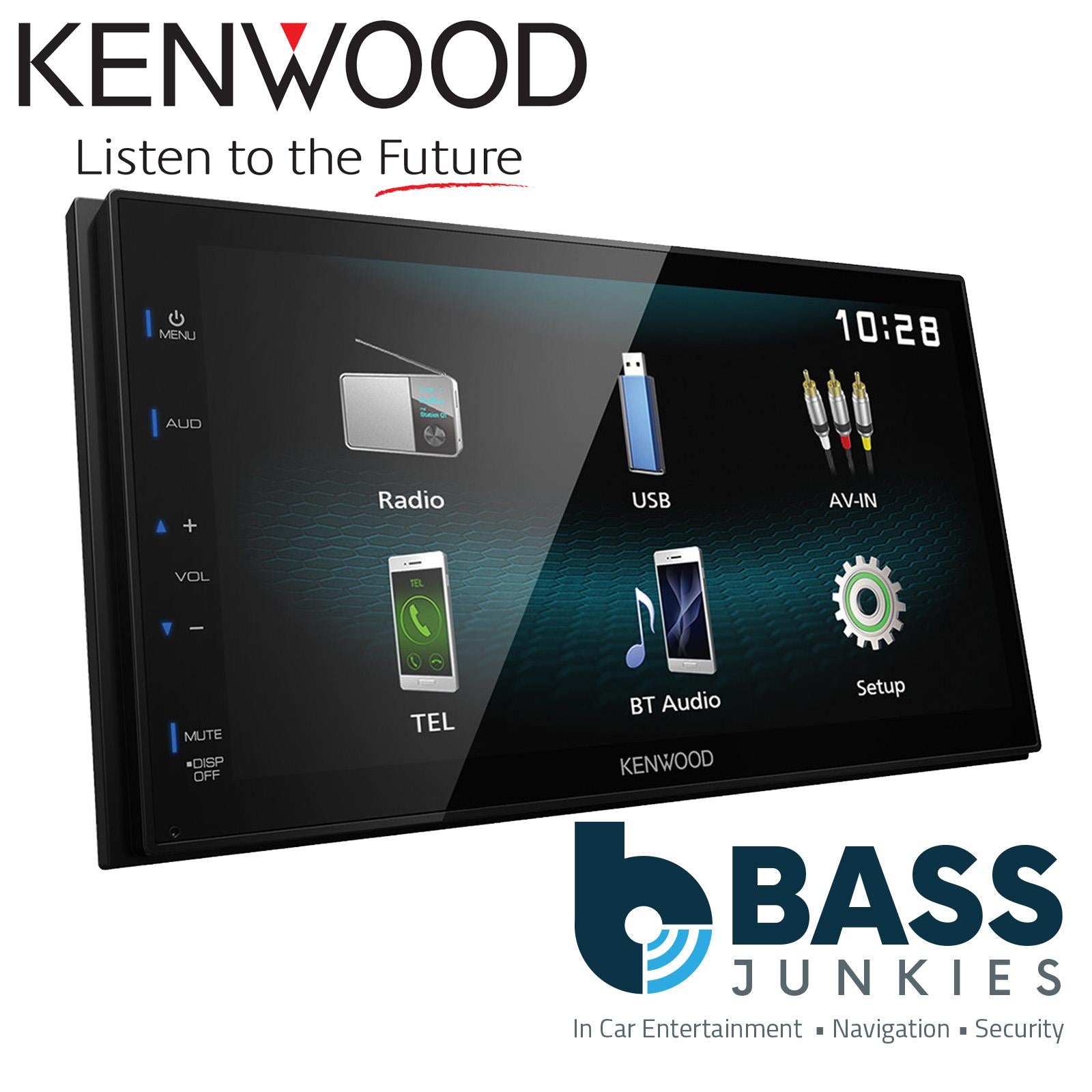 Kenwood DMX-125DAB 6.8" Bluetooth DAB+ Touch Car Android Stereo & DAB Aerial