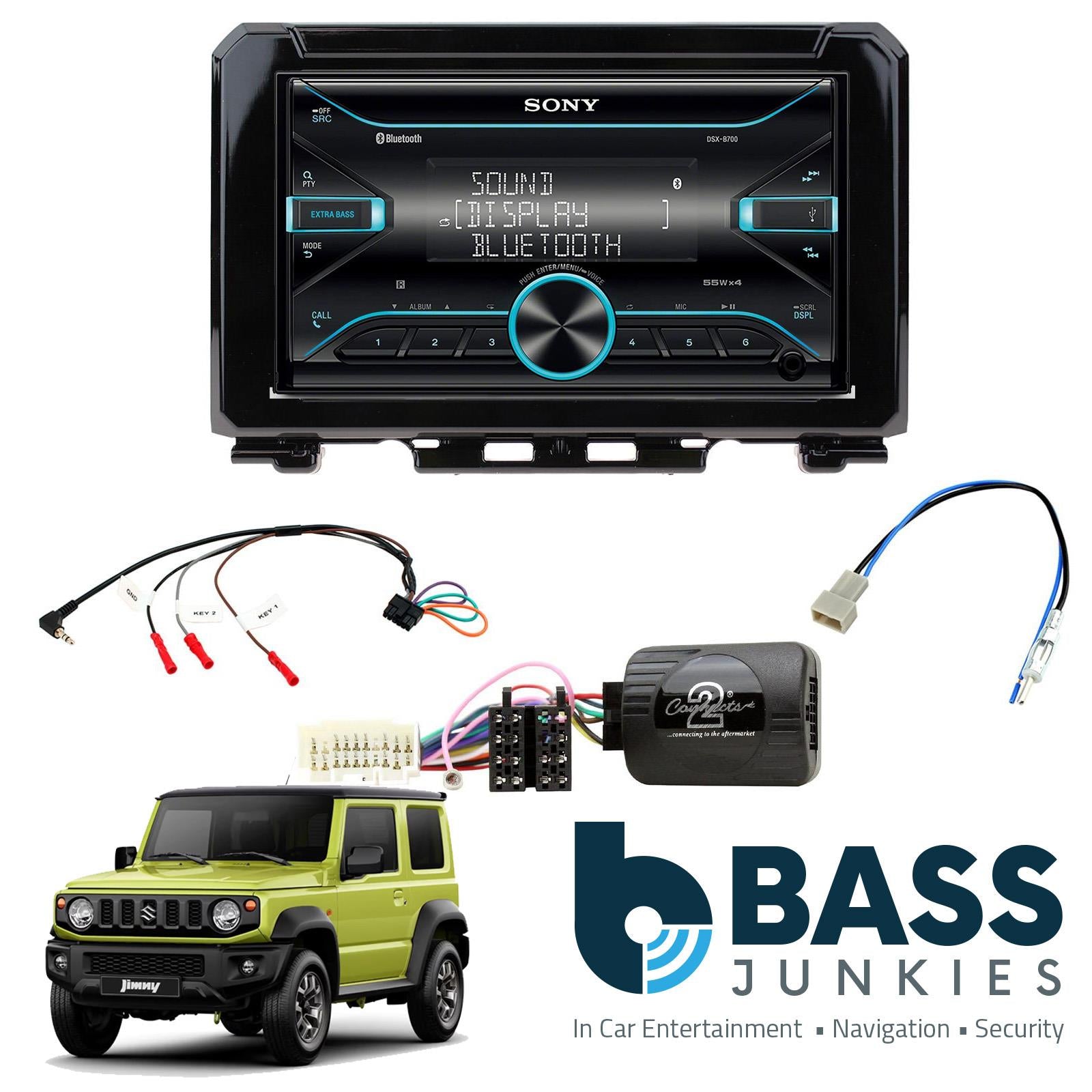 Sony DSX-B700 Bluetooth MP3 USB AUX Car Stereo Player fits Suzuki Jimny 2018 On