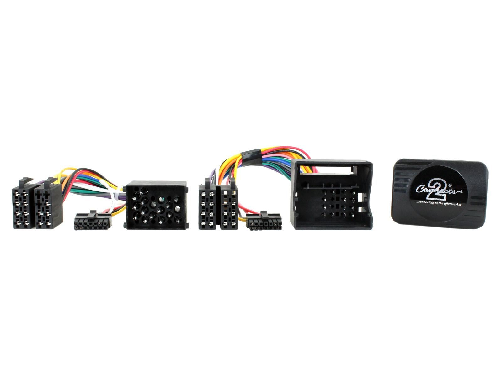 Connects 2 CTKBM03 - BMW 3 Series E46 1998 - 2005 Double Din Facia & Steering wheel Interface Fitting Installation Kit (Center Display)