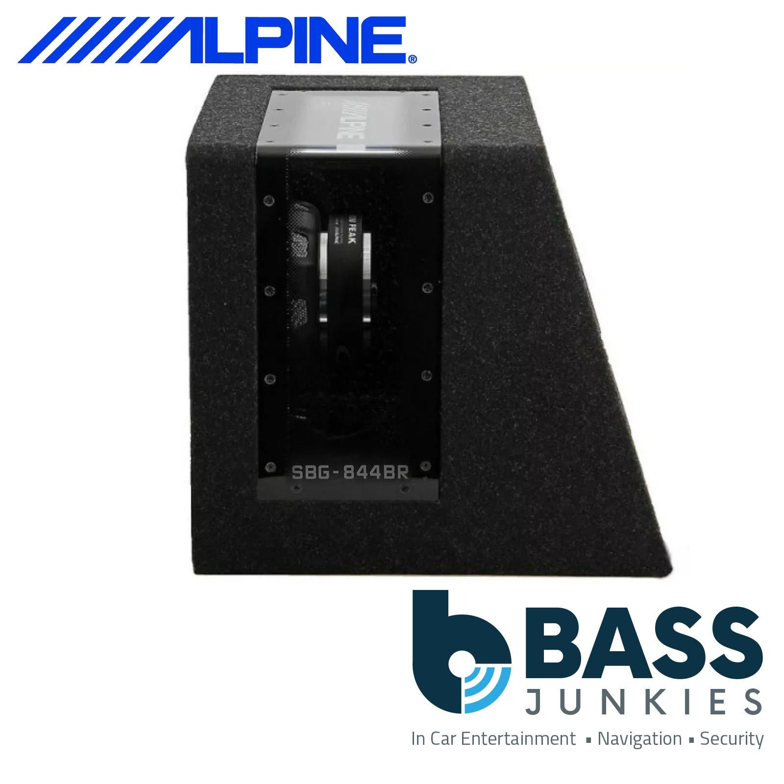 Alpine SBG-844BR - 20cm 8" Inch 400 Watts Passive Car Bass Reflex Subwoofer Enclousure