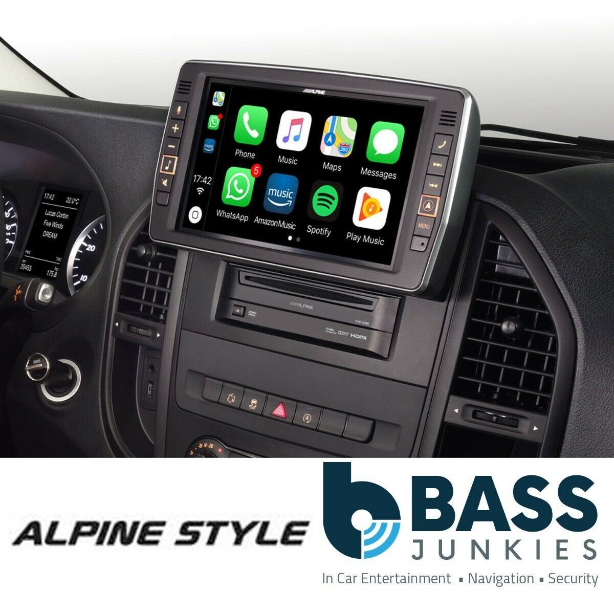 9" Alpine Style Navigation System for Mercedes Benz Vito 447