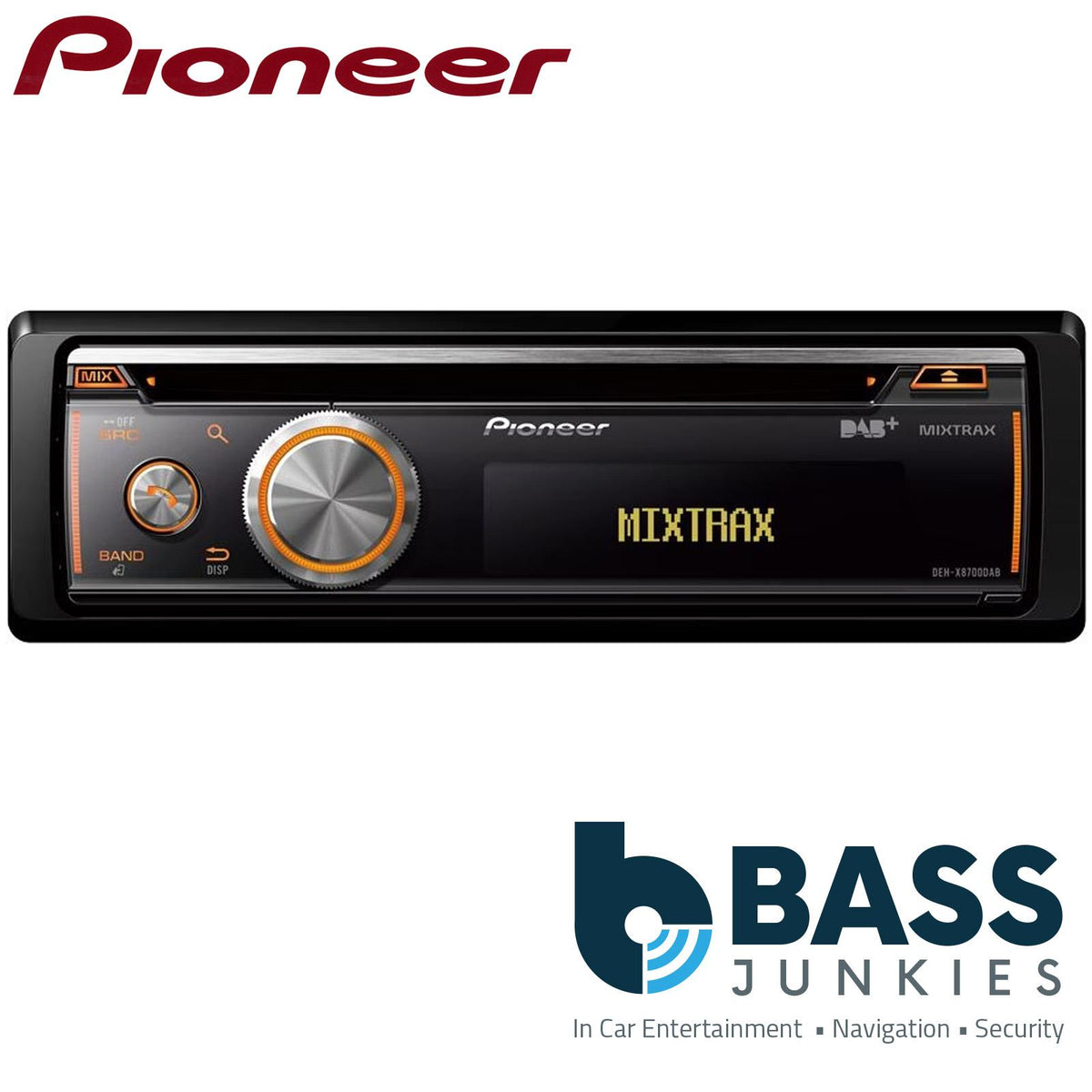 Pioneer DEH-X8700DAB - DAB+ Tuner Bluetooth USB CD MP3 AUX Car Stereo Radio Player