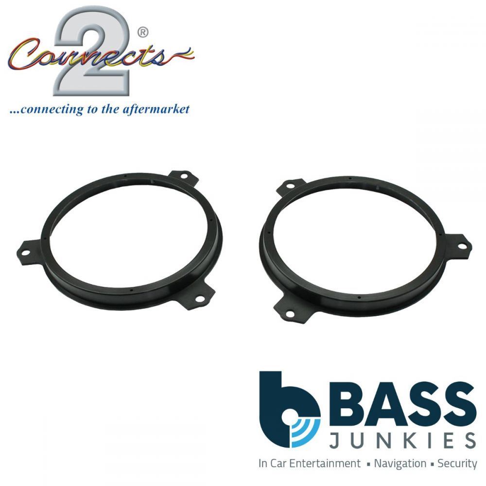 Connects2 CT25CT07 - Citroen C1 165mm 16.5cm 6.5" Front Door Car Speaker Adapter Brackets