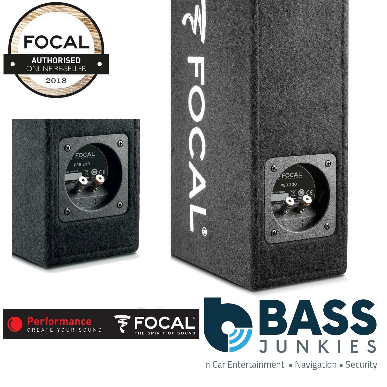 Focal PSB200 8" 250 Watts Passive Car Van Boot Trunk Subwoofer Enclosure Box