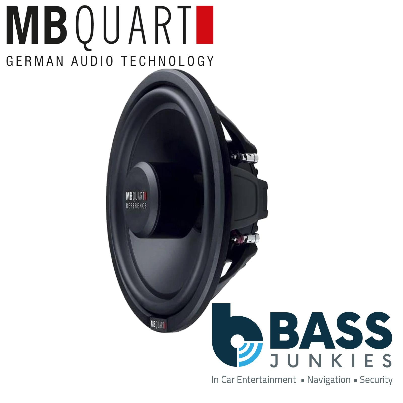 MB Quart RSH304 - 12" 30cm 800 Watts 4 Ohm Shallow Mount Car Sub Subwoofer