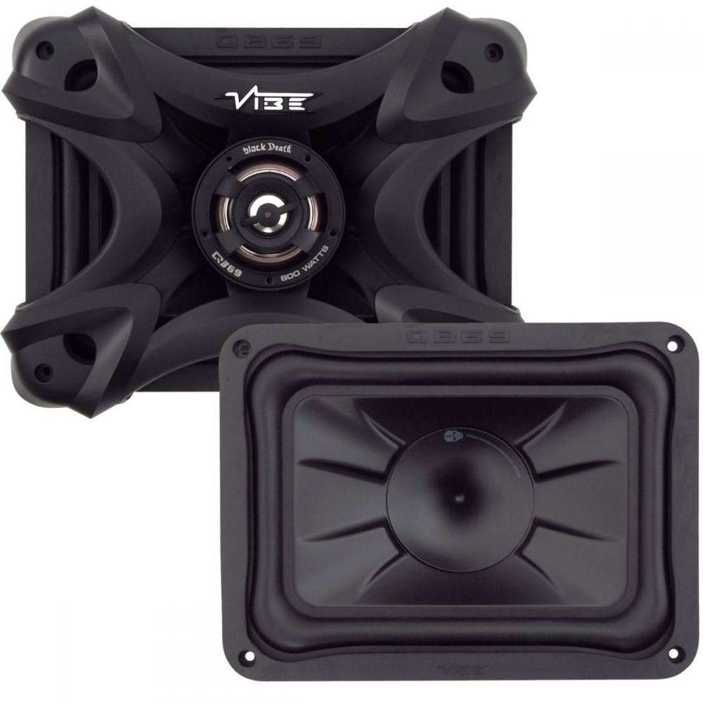 Vibe BLACKDEATH BDQB69 1200 Watt Rectangle 6x9 Car Speakers