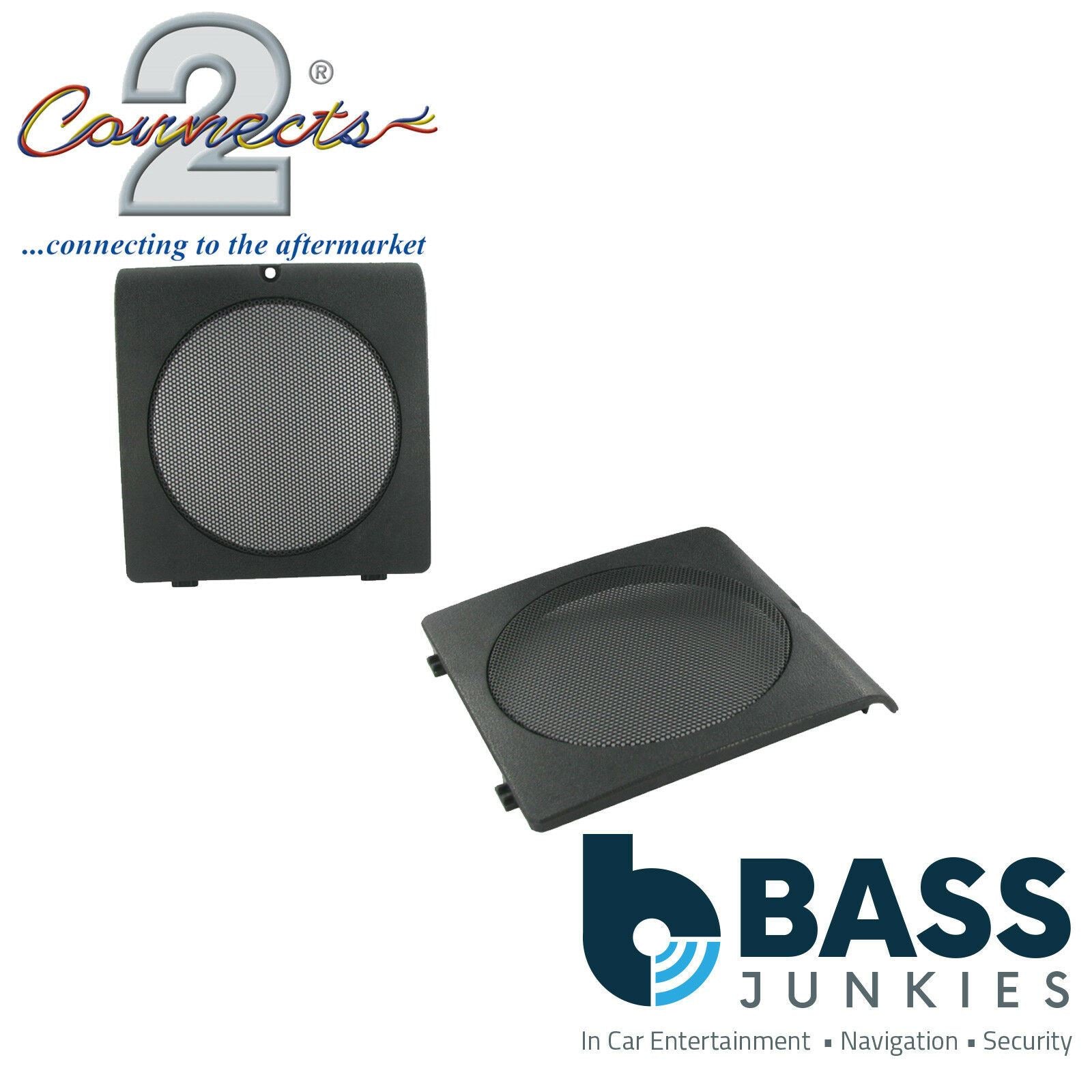 Connects2 CT25VW11 - Volkswagen Golf & Jetta 1983 - 1992 130mm 5.25" Front Door Car Speaker Adapter Brackets