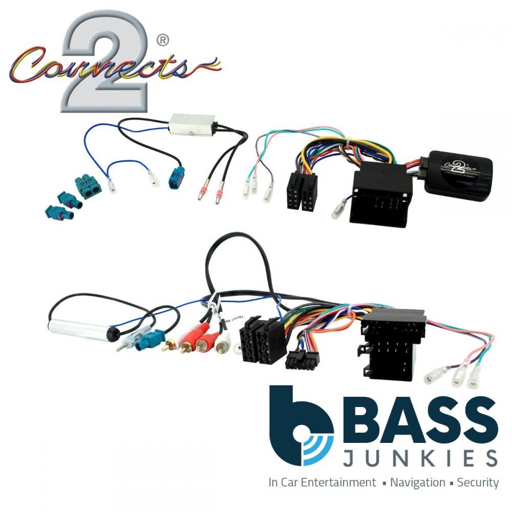 Connects2 CTSAD00C.2AA - AUDI A3 A4 A6 TT Bose & Half Amplified Systems Car Stereo Radio Aerial Steering Wheel Interface Stalk Control