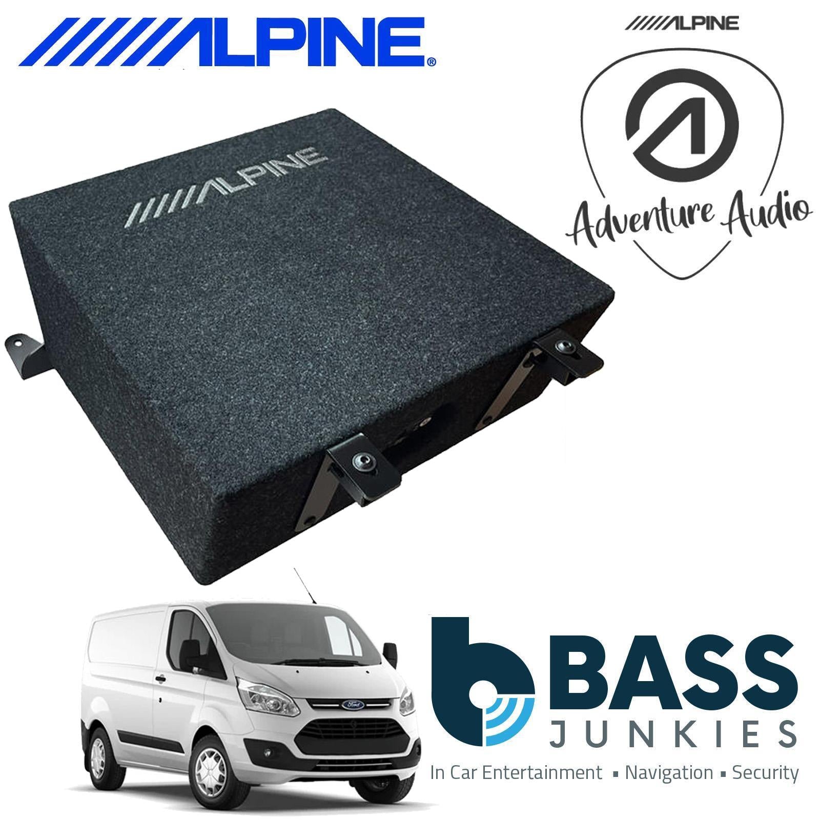 Alpine SPC-W84AT6-2 - 6-Channel DSP Amplifier & Subwoofer & Speakers for Ford Transit 7, Custom & Tourneo 2014 On Models