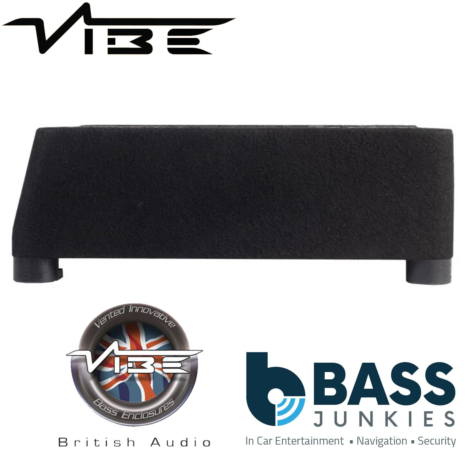 Vibe BA10ASQ-V4 - 900 Watts Black Air 10 inch SQ Active Down Firing Bass Enclosure