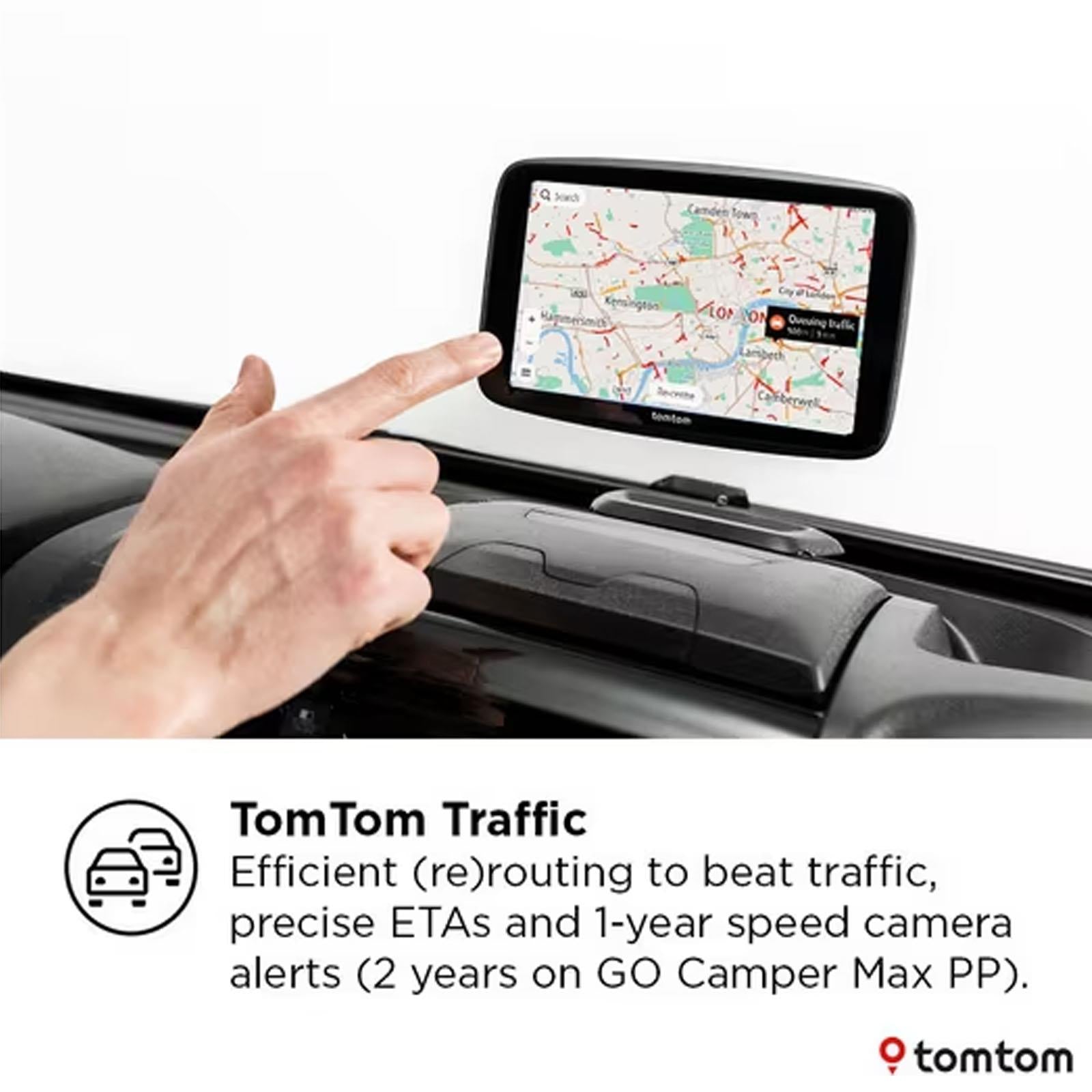 TomTom GO Camper Max 2nd Gen Premium 7" Portable Sat Nav Caravan Motorhome