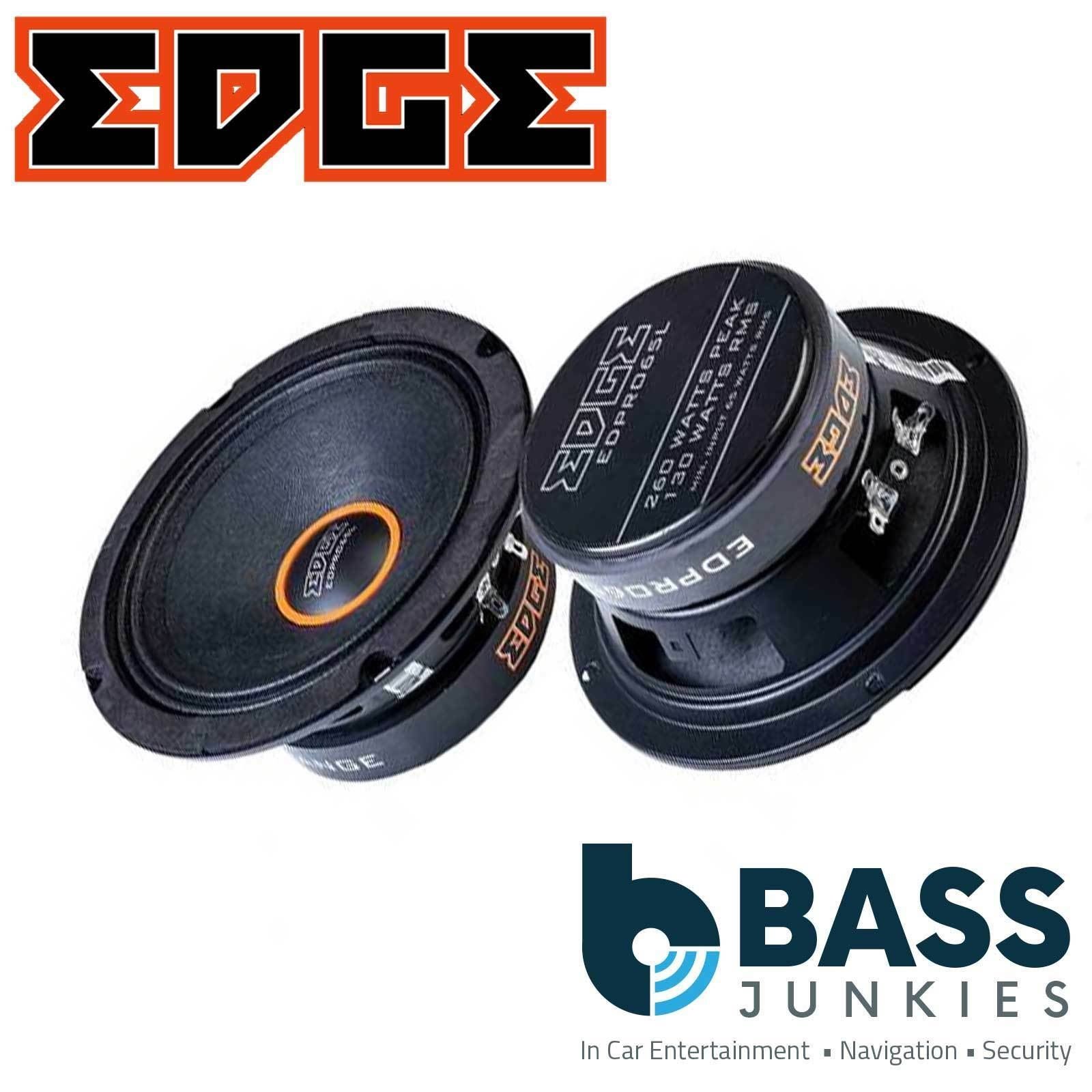 Edge EDPRO8SX-E6 300 Watts 8" Mid Range Car Speakers (Pair)