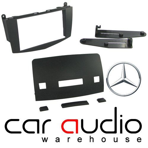 Connects2 CT23MB15 Mercedes C-Class 2007 - 2011 Car Stereo Double Din Fascia Panel (Black)