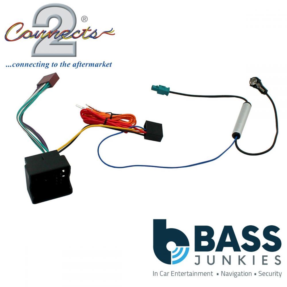 Connects2 CT20VW03 - Volkswagen Golf Touran Polo Passat and Other Models Car Stereo Radio ISO Harness Adapter Lead
