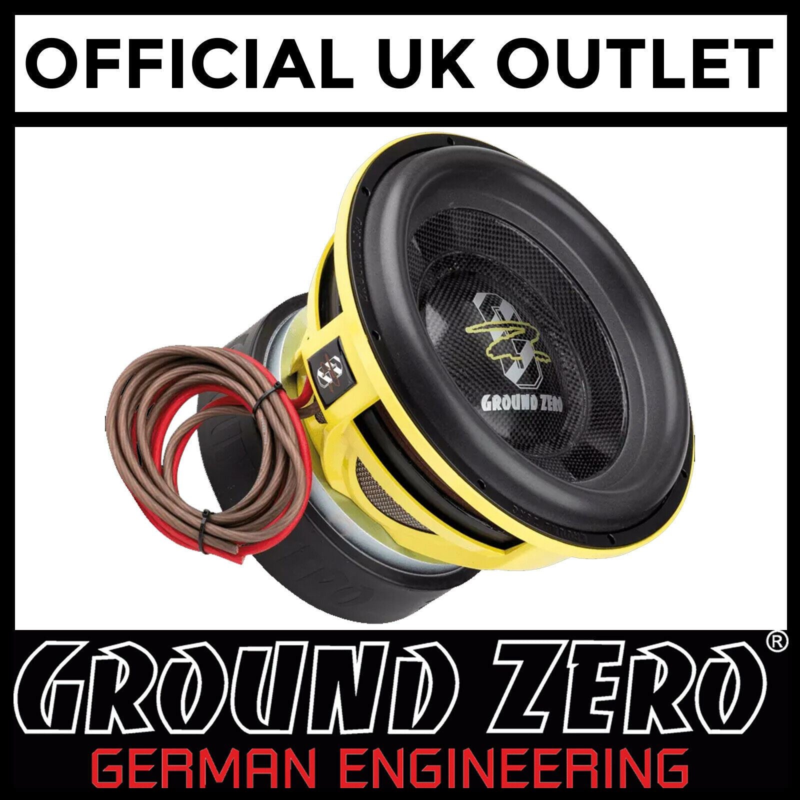 Ground Zero GZPW 12SPL-EXTREME 30cm 12″ 8000 Watts High Power SPL Car Subwoofer
