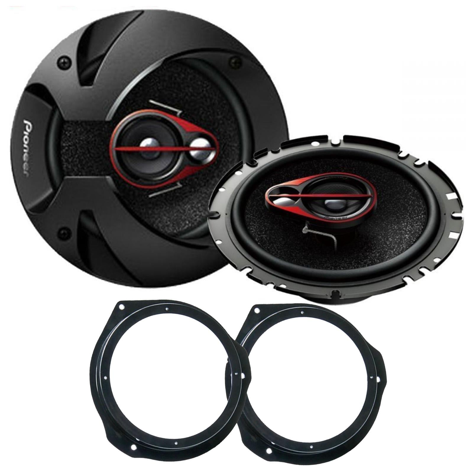 Mercedes ML W166 11 On Pioneer 16cm 520 Watts 2 Way Front Door Car Speakers Kit