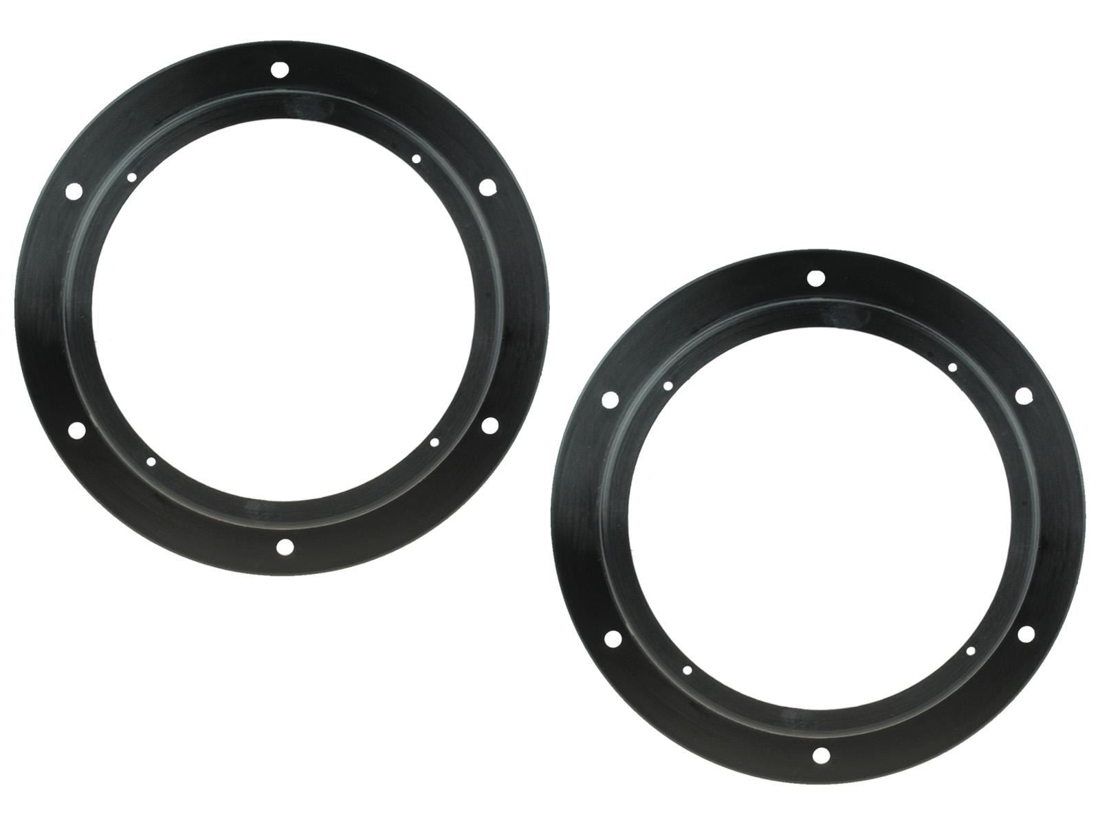 Connects2 CT25VW05 - Volkswagen Golf Transporter Caddy Jetta Sharan Tiguan Touran Multivan Caravelle 165mm 6.5" Front Door Car Speaker Adapter Brackets