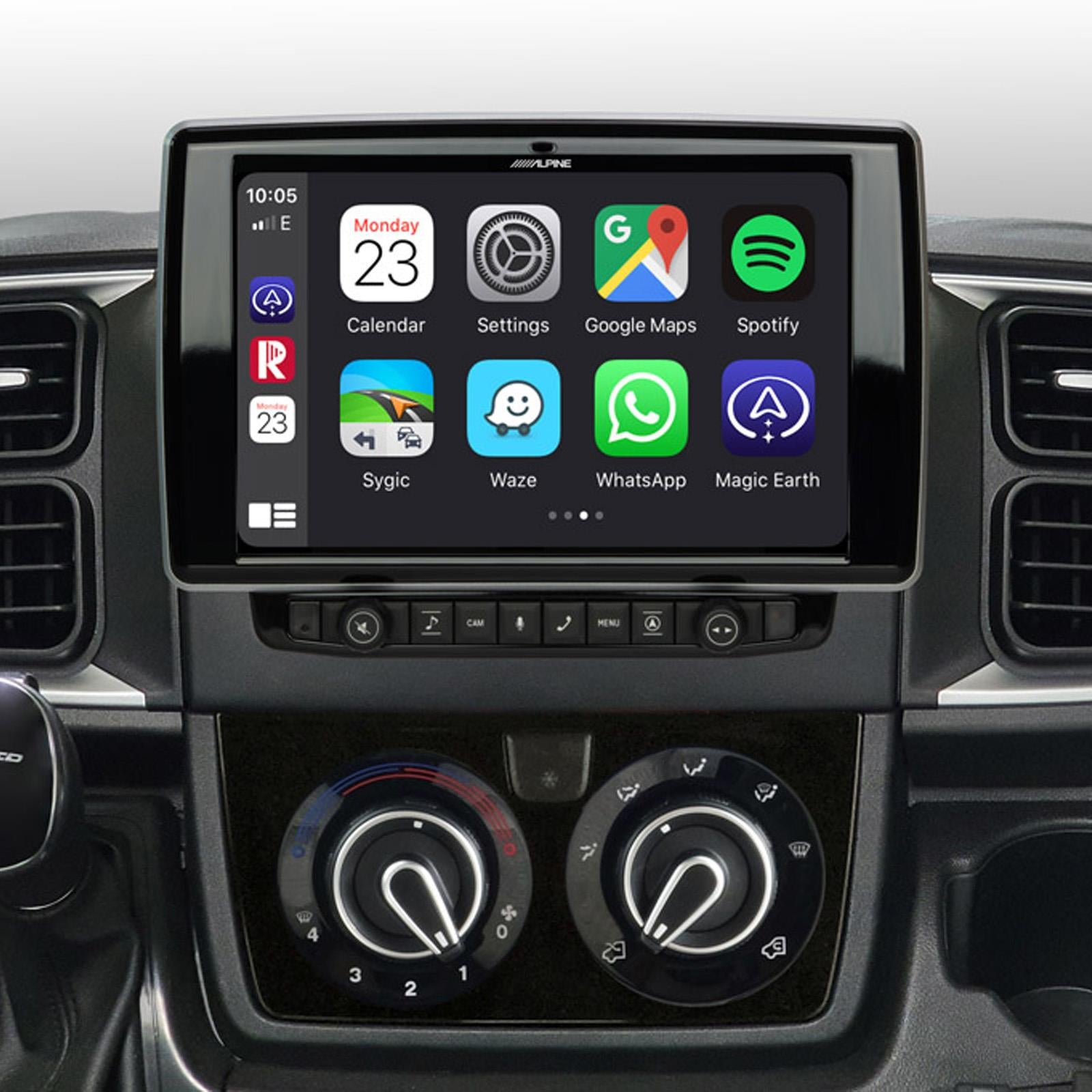 ALPINE X903D-DU8 FIAT DUCATO MOTORHOME SATNAV APPLE CARPLAY DAB BLUETOOTH STEREO