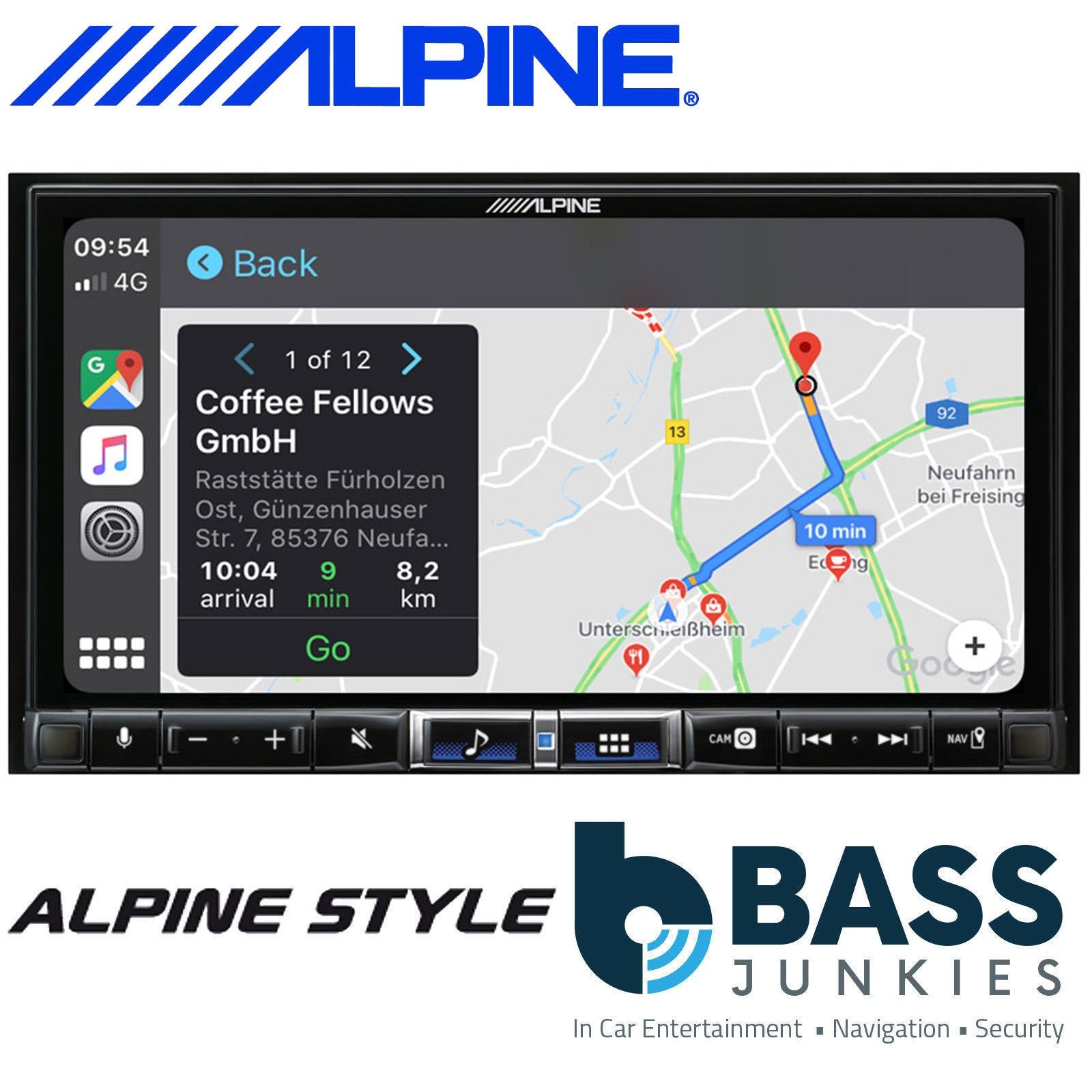 Alpine iLX-705D 7" DAB Bluetooth Apple CarPlay Android Mechless iPhone Stereo