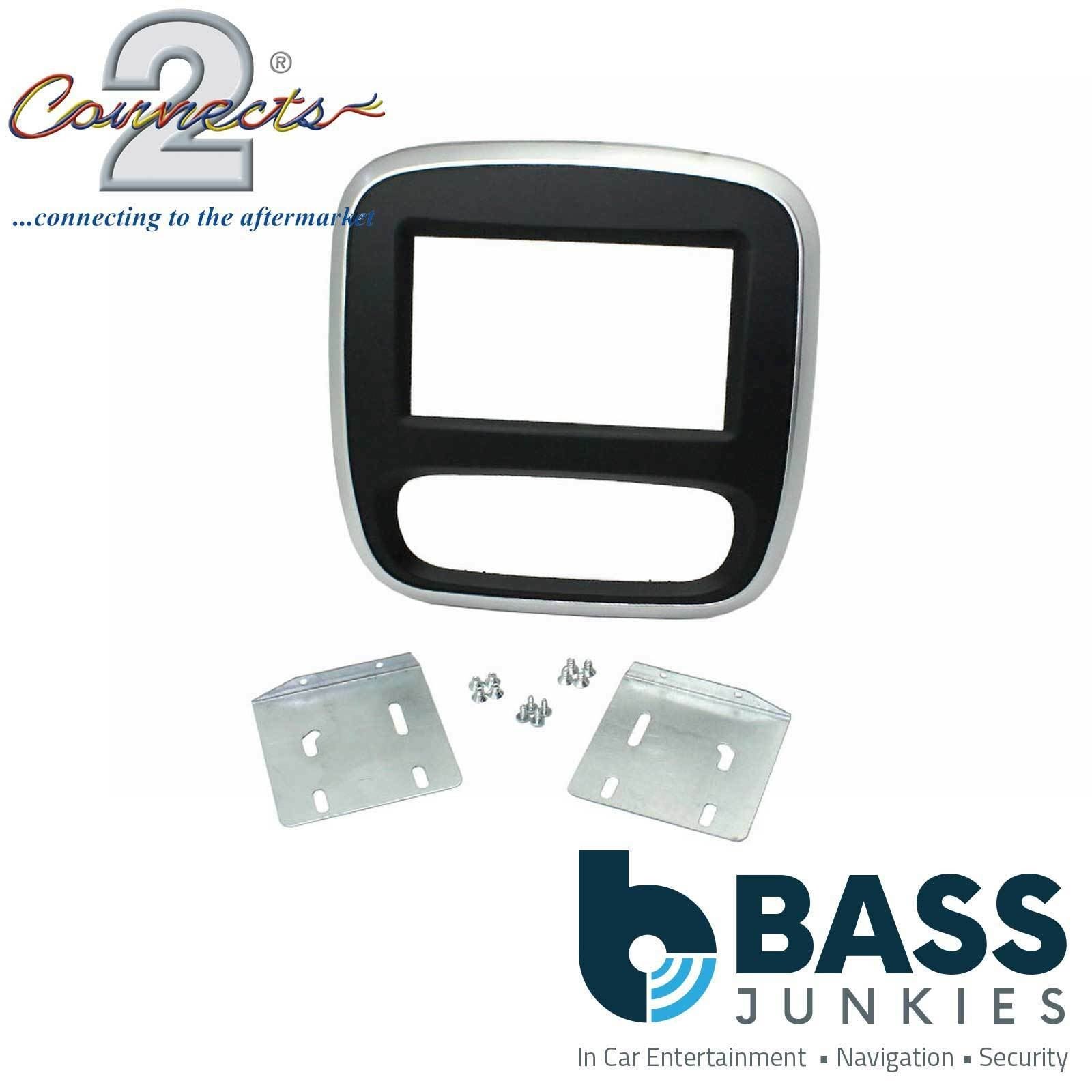 Connects2 CT23VX50 Vauxhall Vivaro 2014 Onwards Car Stereo Double Din Fascia Panel