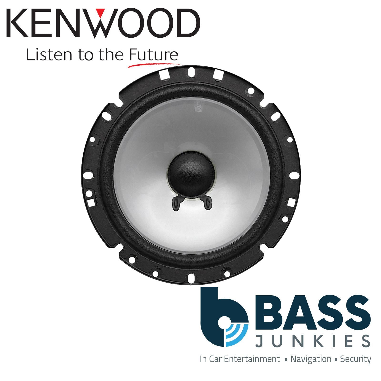 Kenwood KFC-E170P - 17 cm 6.5" 300 Watts 2 Way Component Car Van Door Speakers