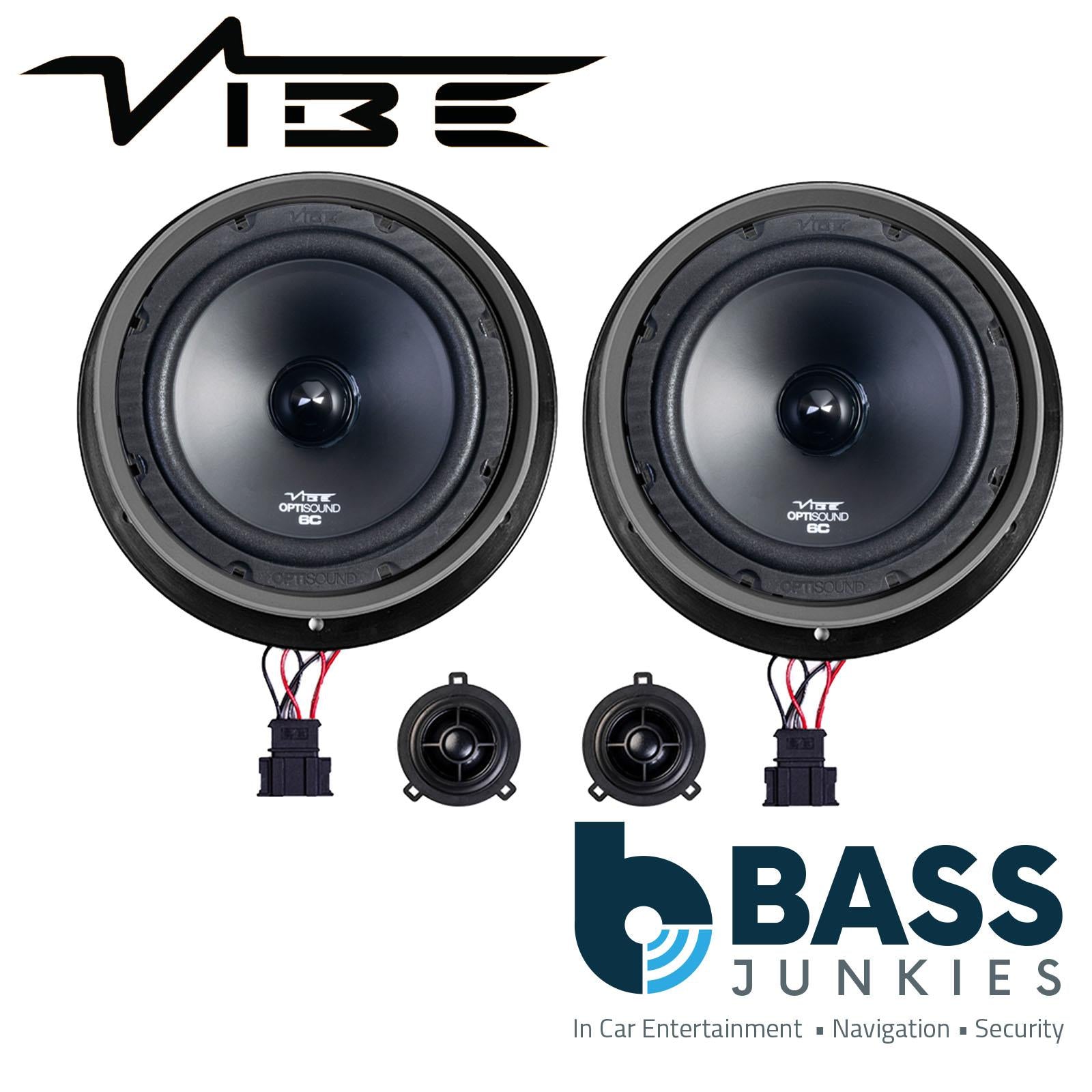 VIBE OPTIVWT6-V9 6.5 Inch 2-Way VW T6 Speaker Upgrade Custom Fit Speaker Kit