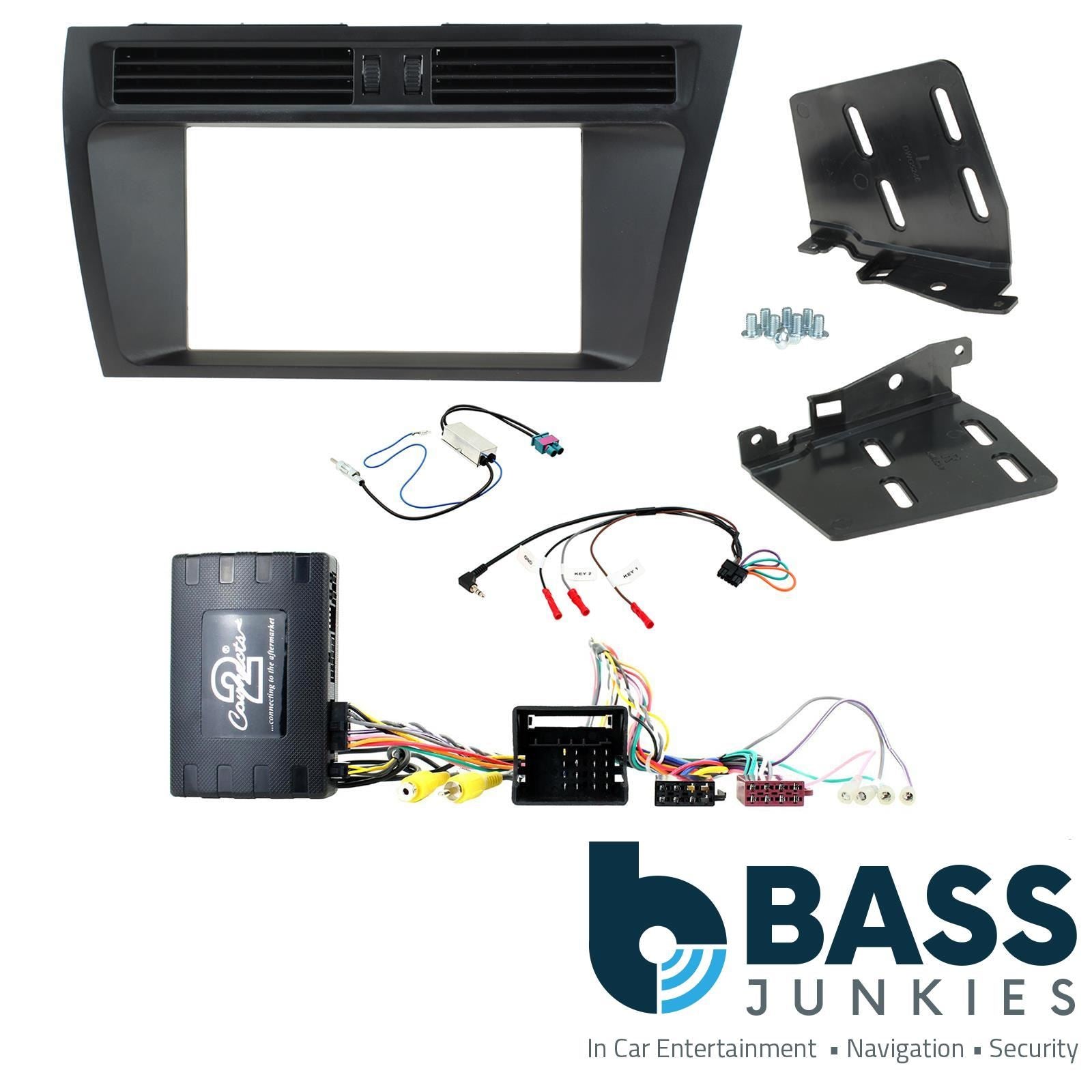 Connects2 Double Din Stereo fitting kit for Audi A4 2008-2015 | A5 2008-2015 Vehicle Specific Stereo Screen Steering Controls Fitting Kit
