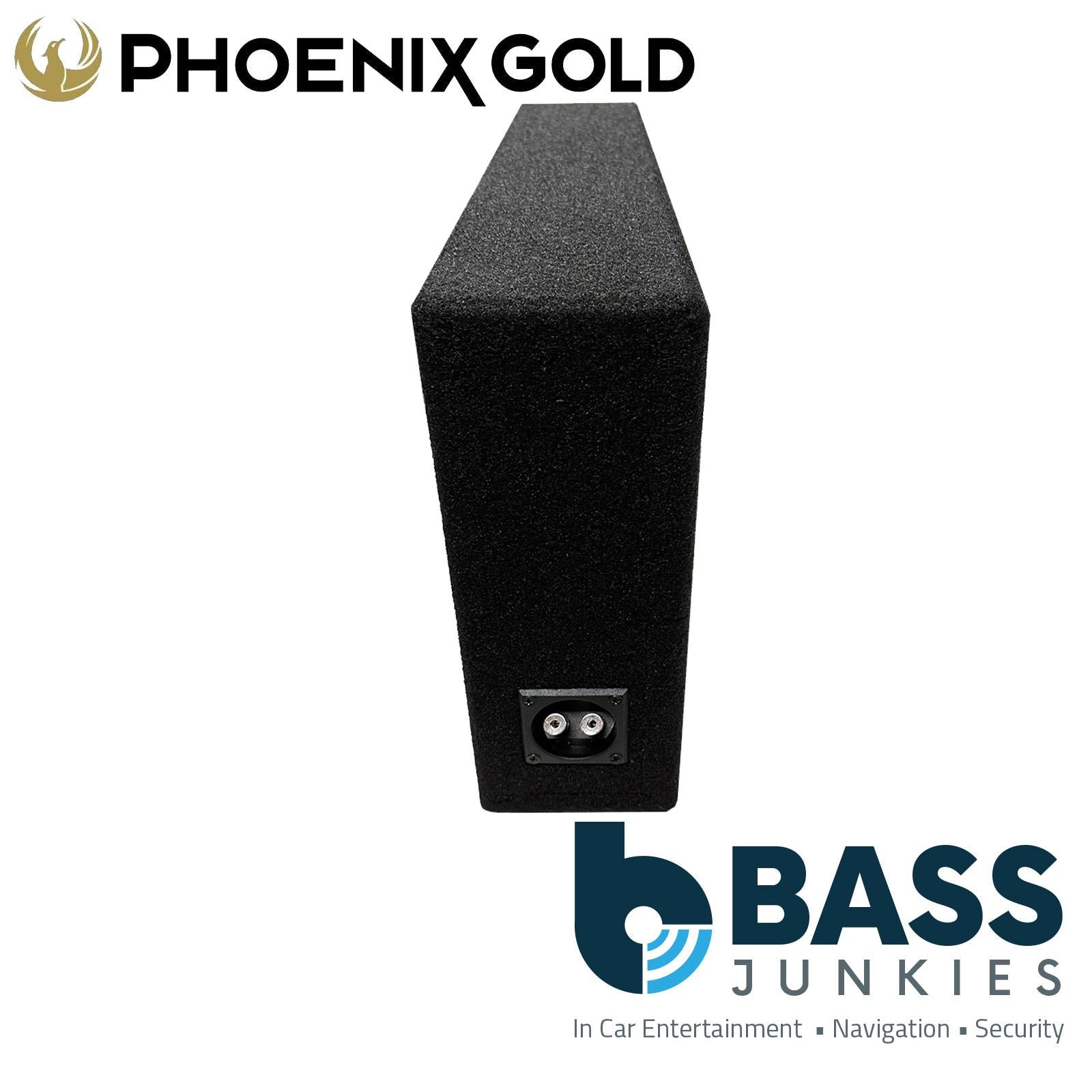 PHOENIX GOLD ZX18PBS 400 Watt Car 8 inch Slim Compact Passive 4 Ohm 20