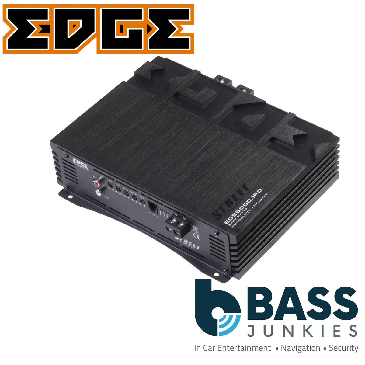 EDGE Street Series EDS3000.1FD-E3 - 6600 Watts Car Monoblock Amplifier