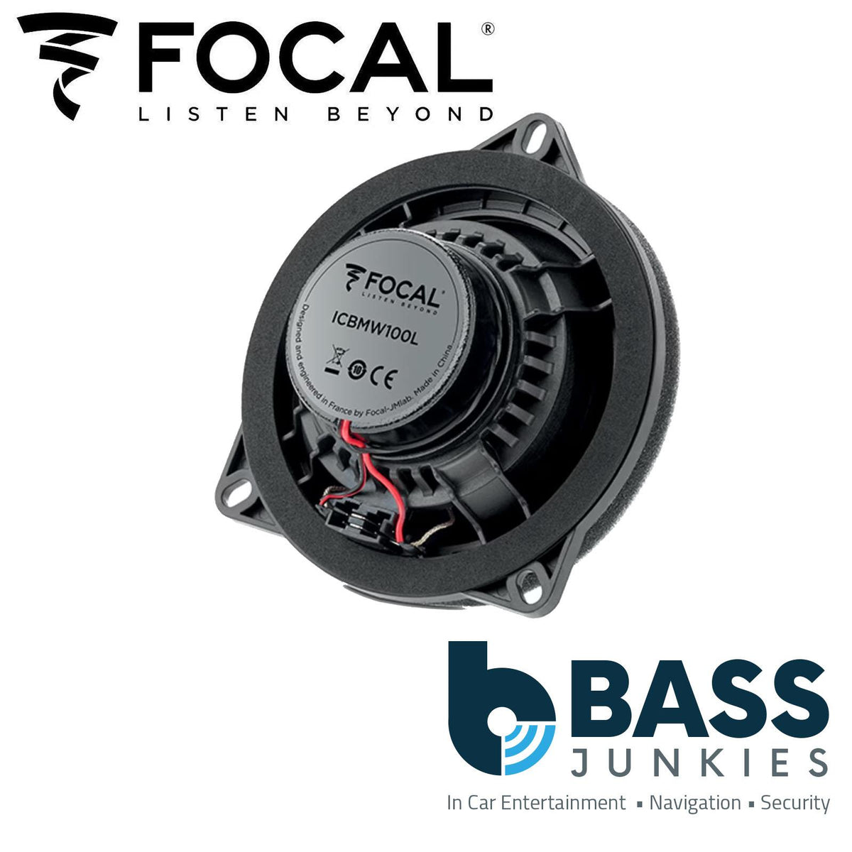 Focal ICBMW100L 4" 160 Watts Coaxial Car Door Speakers For BMW F80 3 Series 2014-2018