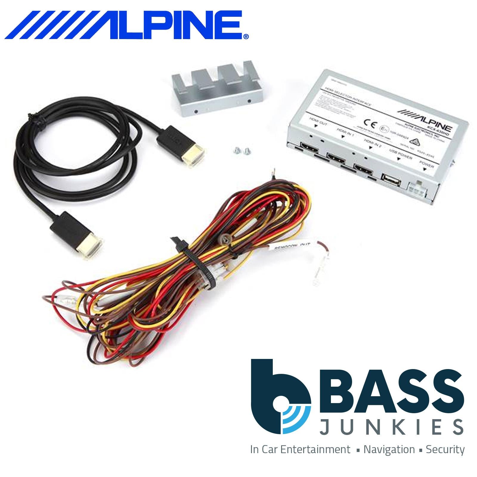 Alpine KCX-630HD HDMI Selector Interface