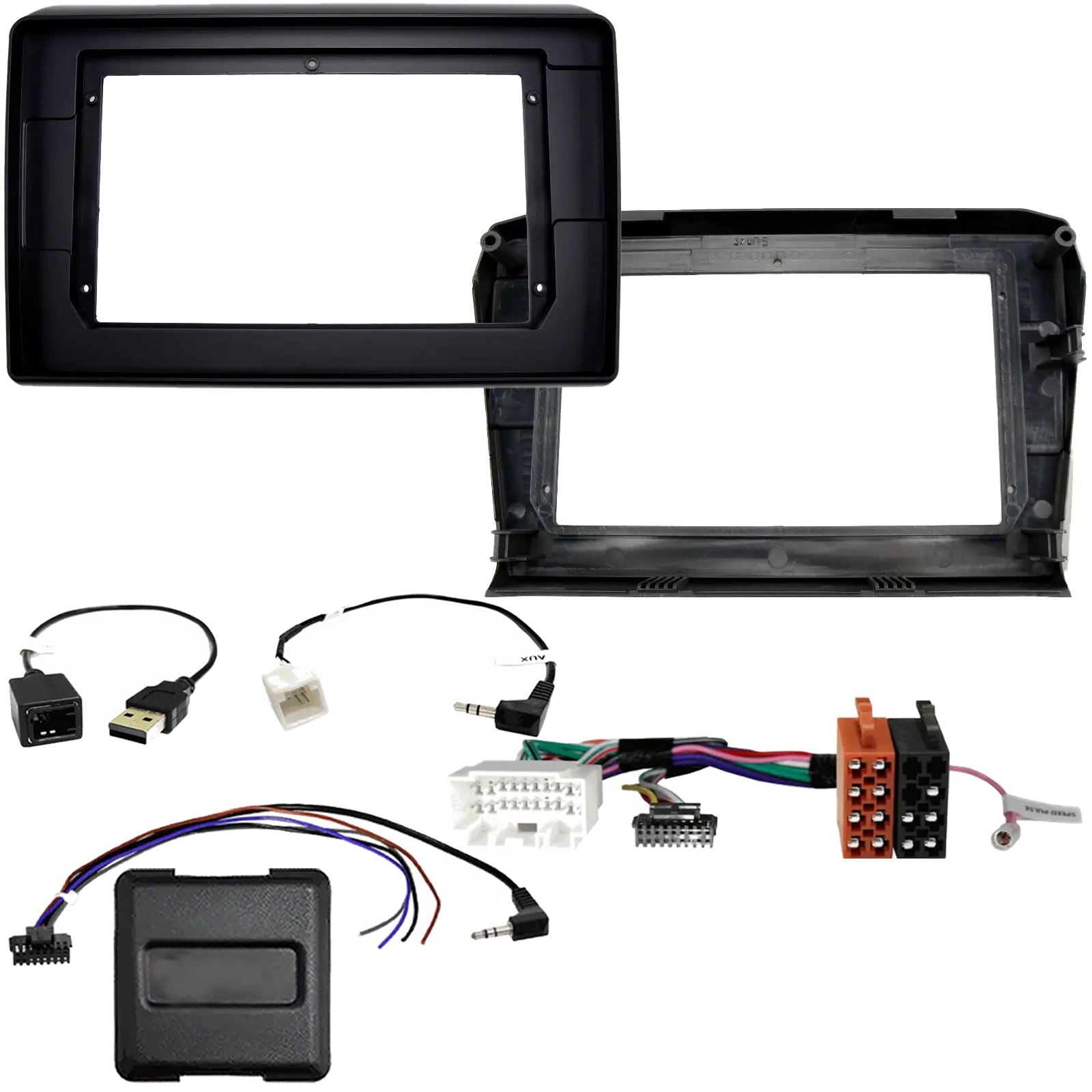 For Suzuki Swift Black 2018 On Fascia Panel Interface For 9" Android Car Radios