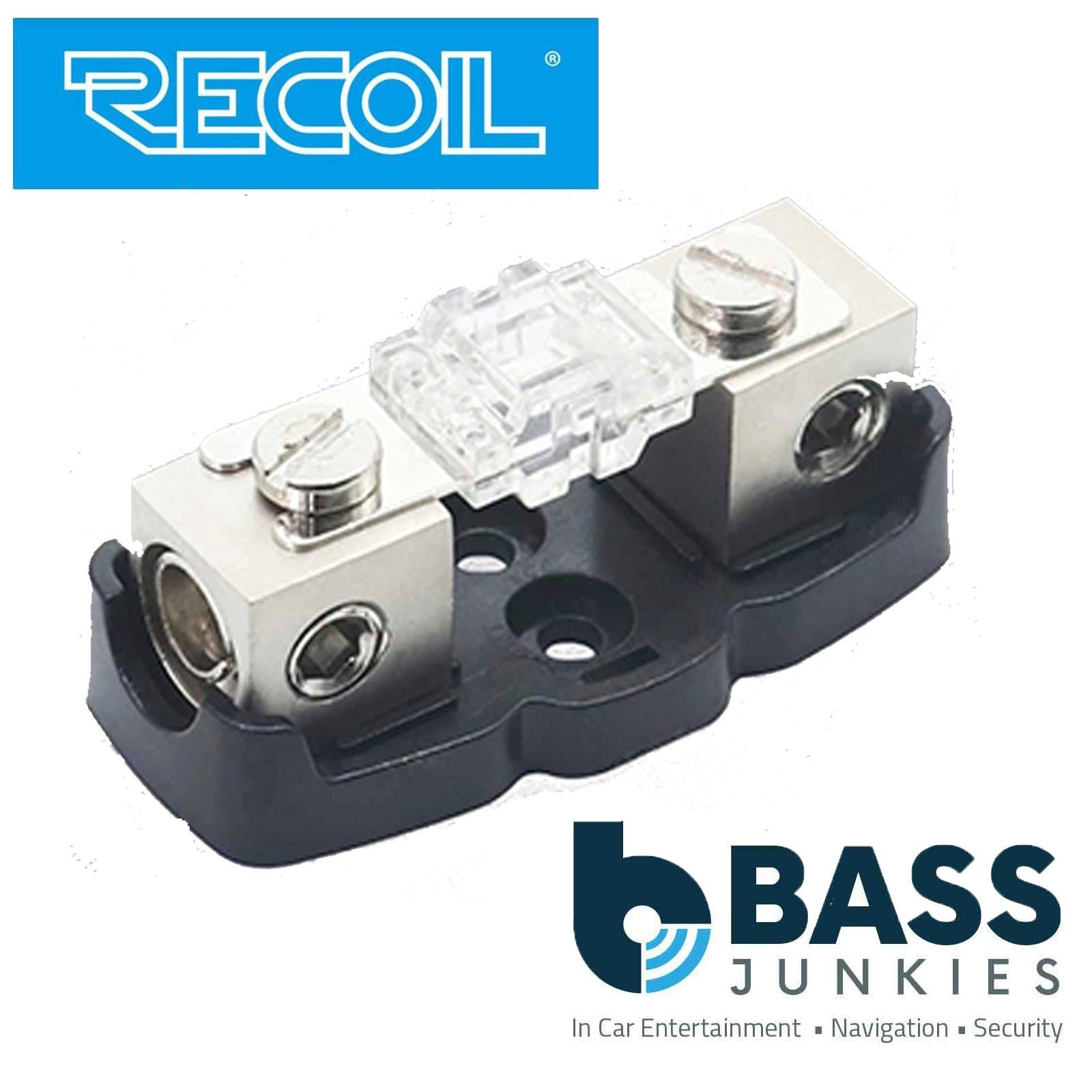 Recoil RCK4 - 4 AWG 1500 Watts Complete Car Subwoofer Amplifier Wiring Kit