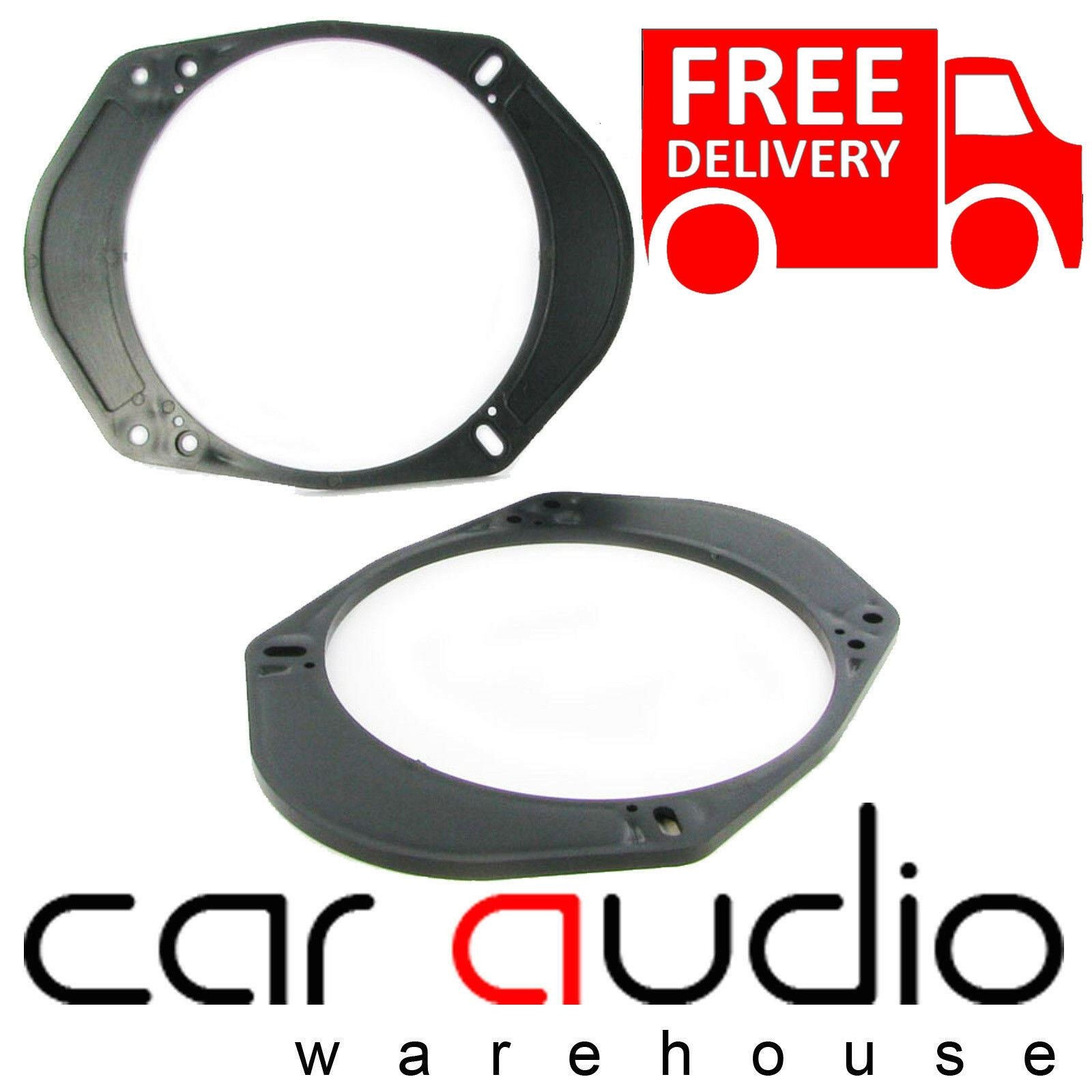 Connects2 CT25FD05 - Ford Mondeo Transit Fusion 165mm 6.5" Front or Rear Car Speaker Adapter Brackets