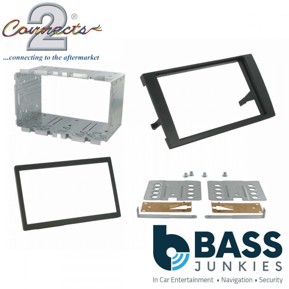 Connects2 CT23AU04 Audi A4 2007 - 2009 Car Stereo Double Din Fascia Panel & Cage Kit