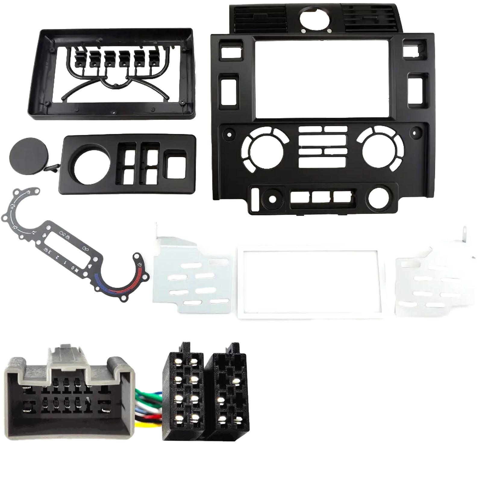 For LandRover Defender 90 2010 On Fascia Panel Interface 9" Android Car Radio