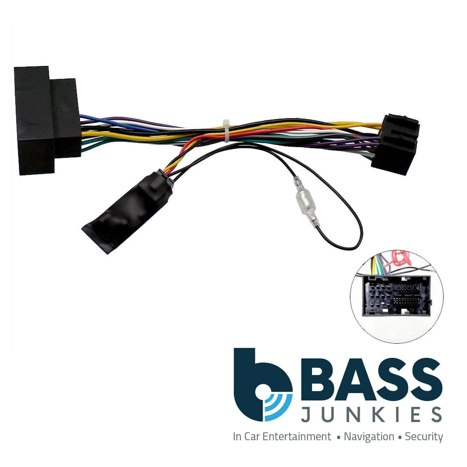 Connects2 CTHUE-FT1 Fiat 500L Ducato Car Stereo Wiring ISO Adaptor with Ignition Generator for Fiat