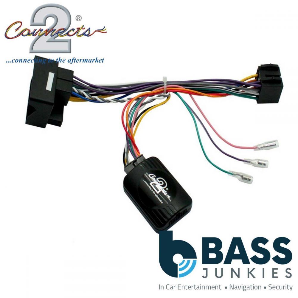 Connects2 CTSVW016.2 Volkswagen Golf Passat Transporter Jetta Polo Scirocco Tiguan Suran Car Stereo Radio Steering Wheel Interface Stalk Control