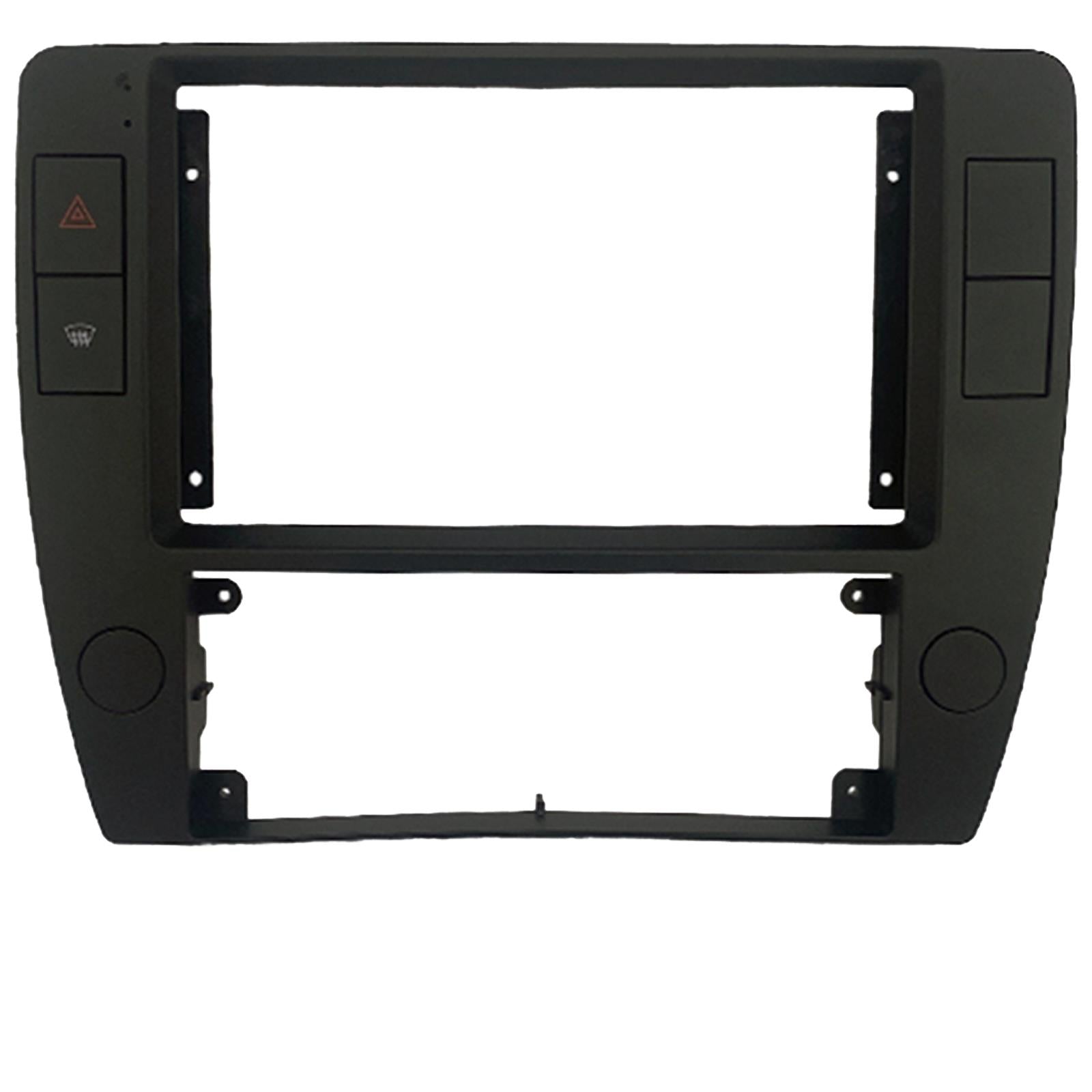 For Volkswagen Polo Black 2014On Fascia Panel Interface For 9" Android Car Radio