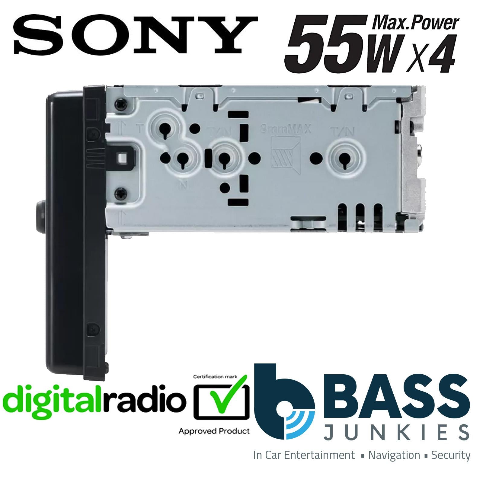 Sony XAV-1550D 6.2" Double Din Weblink Bluetooth USB DAB+ Radio Touchscreen Car Stereo