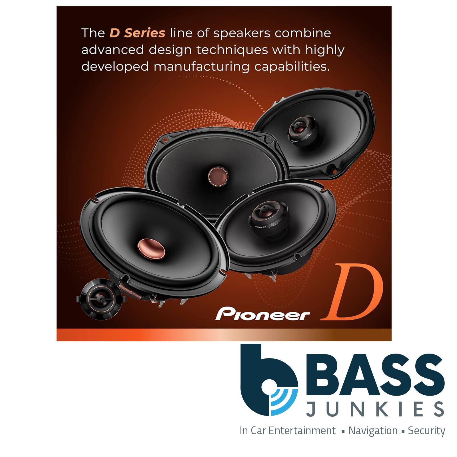 Pioneer TS-D65C - 6.5" 16.5cm 540 Watts a Pair Car Component Kit Door Speakers
