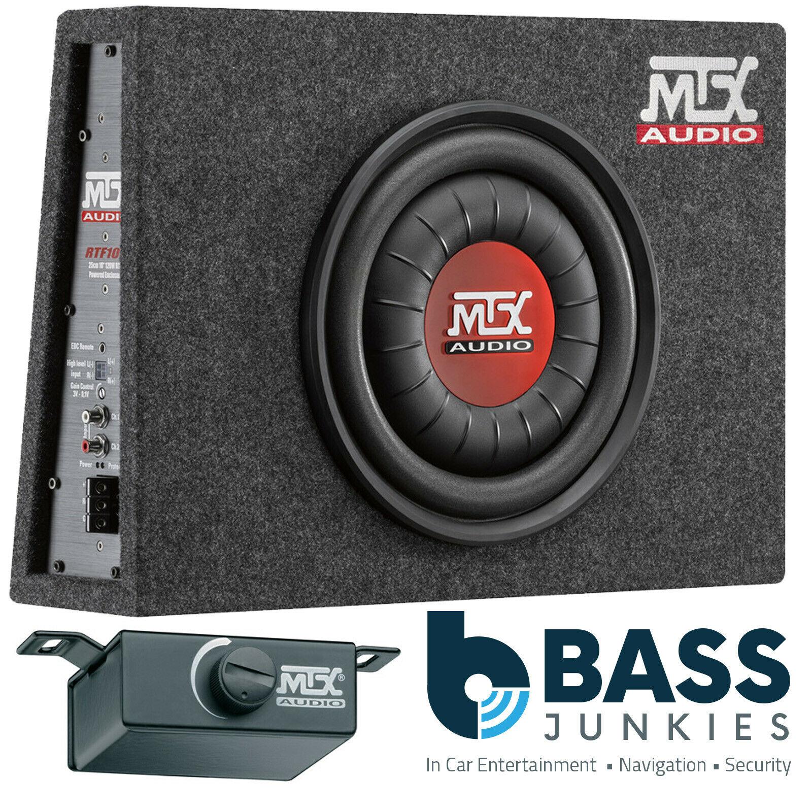 MTX RTF10P - 10" 600 Watts Road Thunder Amplified Car Powered Flat Enclosure