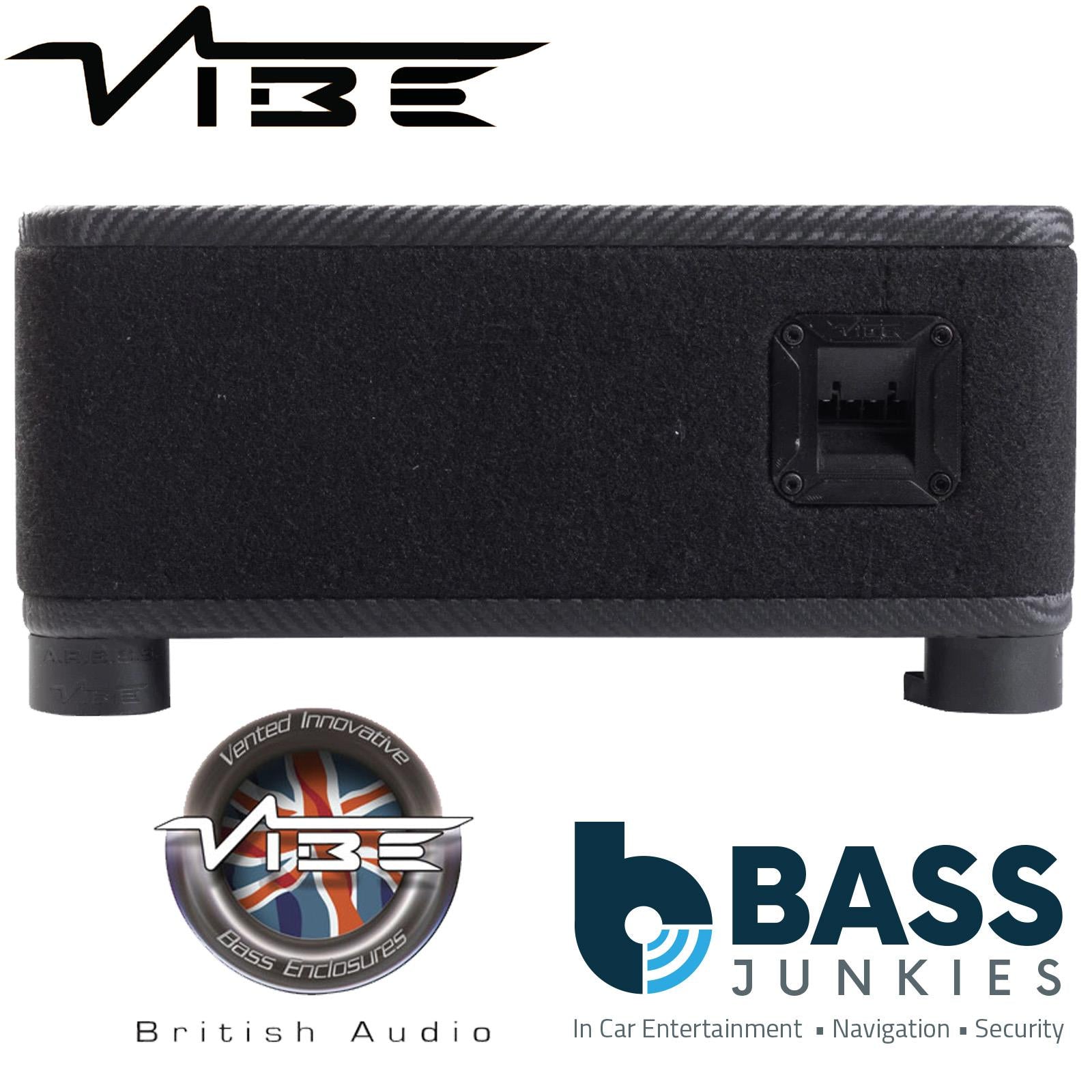 Vibe BASB10-V4 - 10" 900 Watts Car Sub Bass Box & Powerbox Amplifier Upgrade Kit