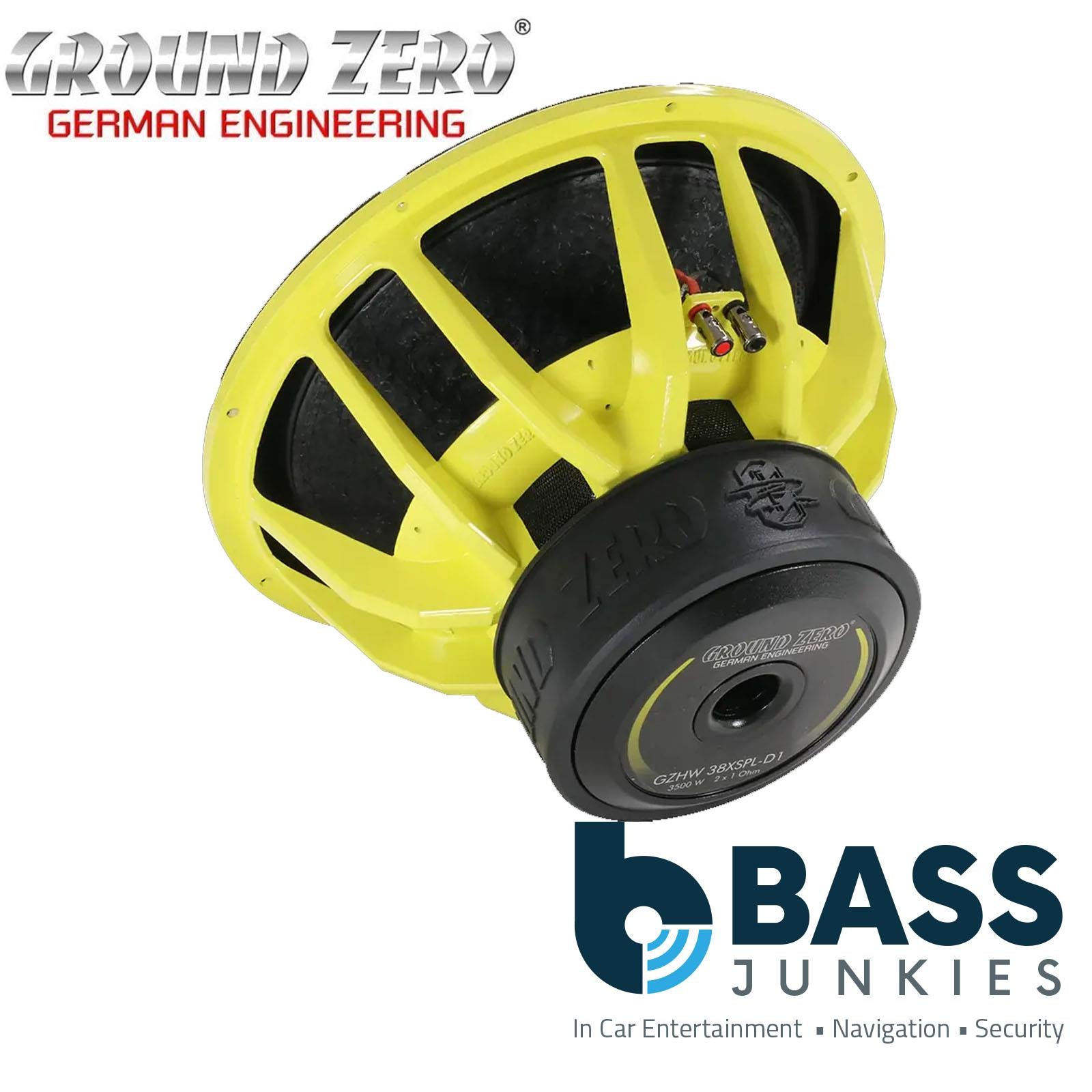 38 cm / 15? high quality SPL subwoofer - 3500 W SPL
