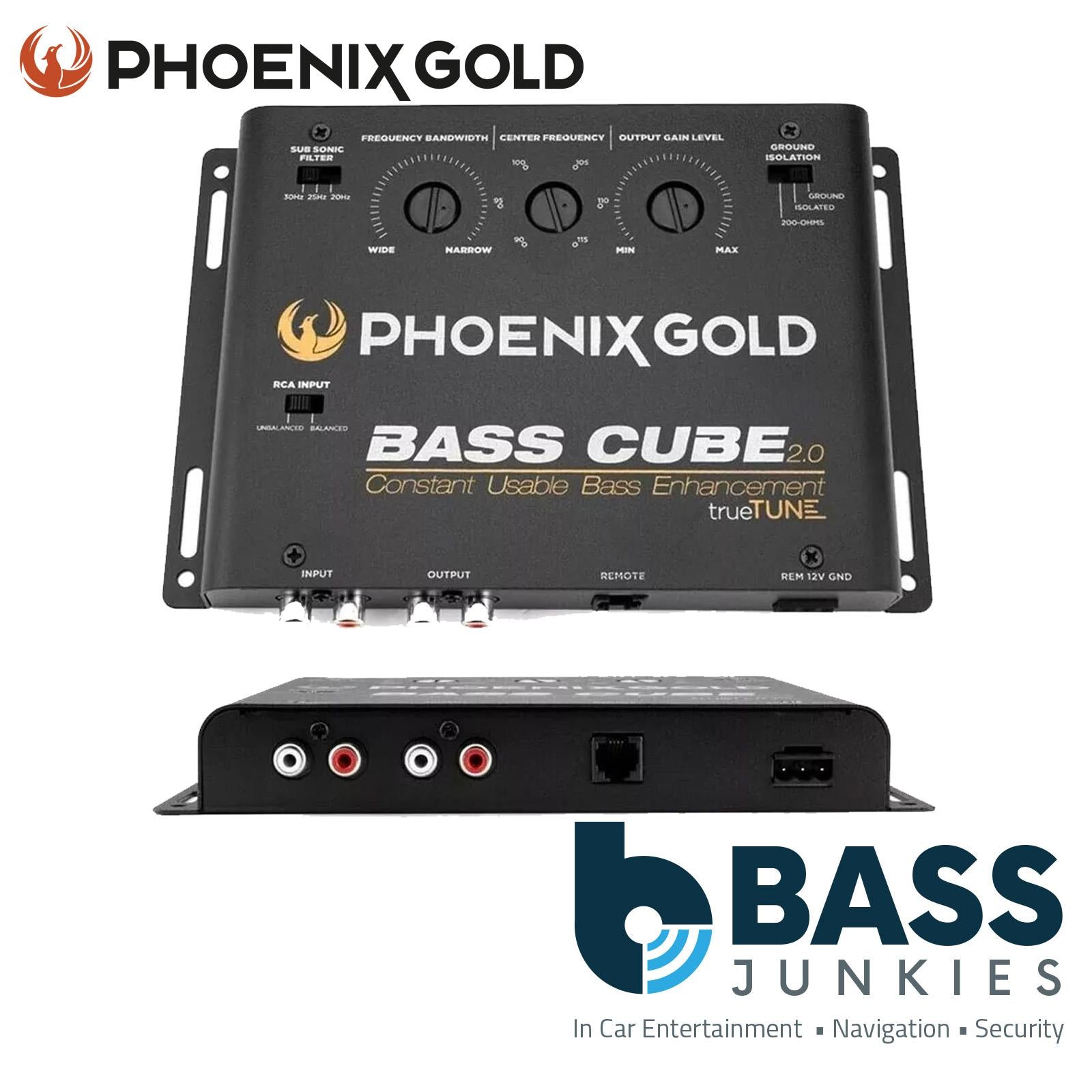 Phoenix Gold BASS CUBE2.0 - ADD Digital Parametric BASS EQ Bass Enhancement