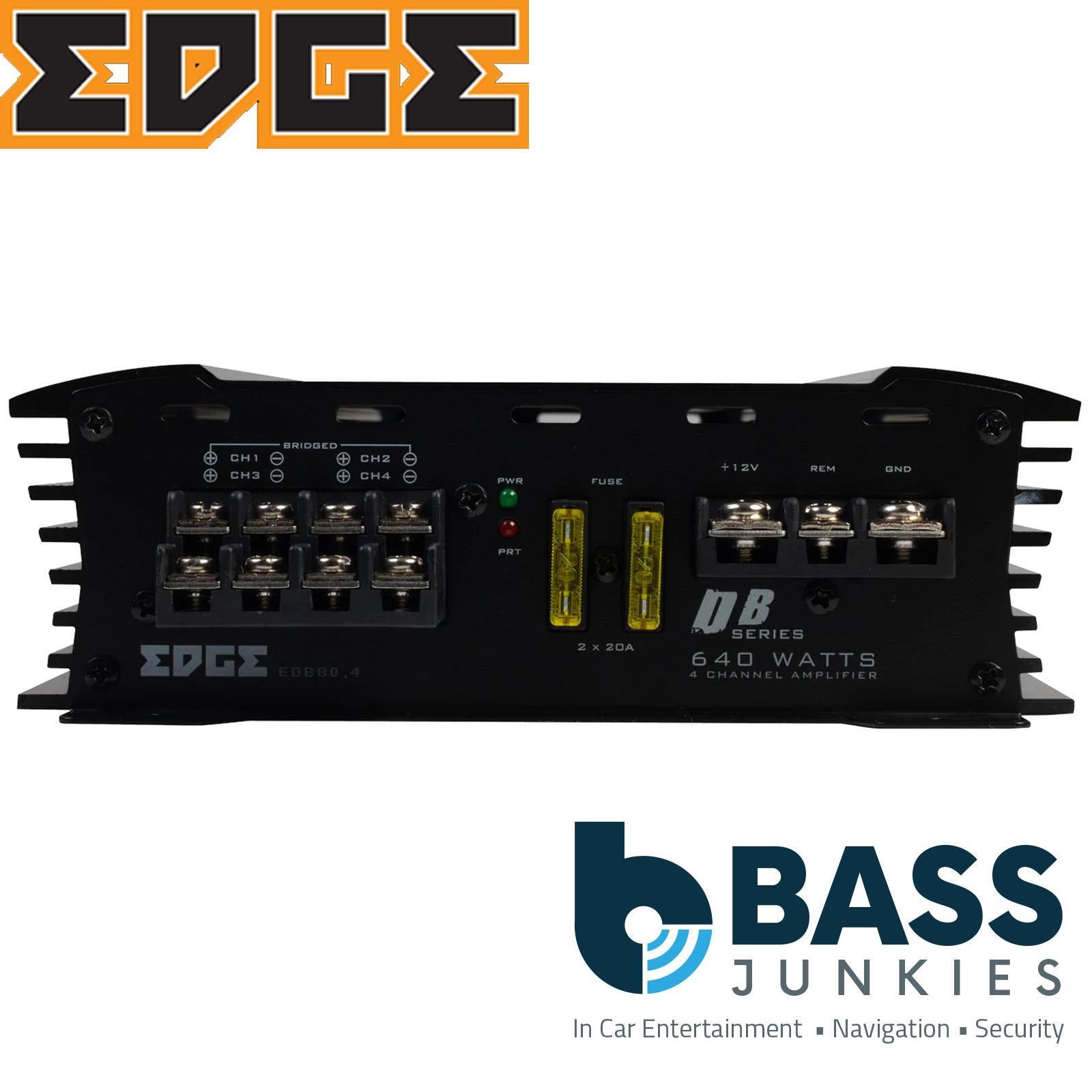 EDGE EDB80.4LITE-E4 4 channel 640 Watts Car Amplifier