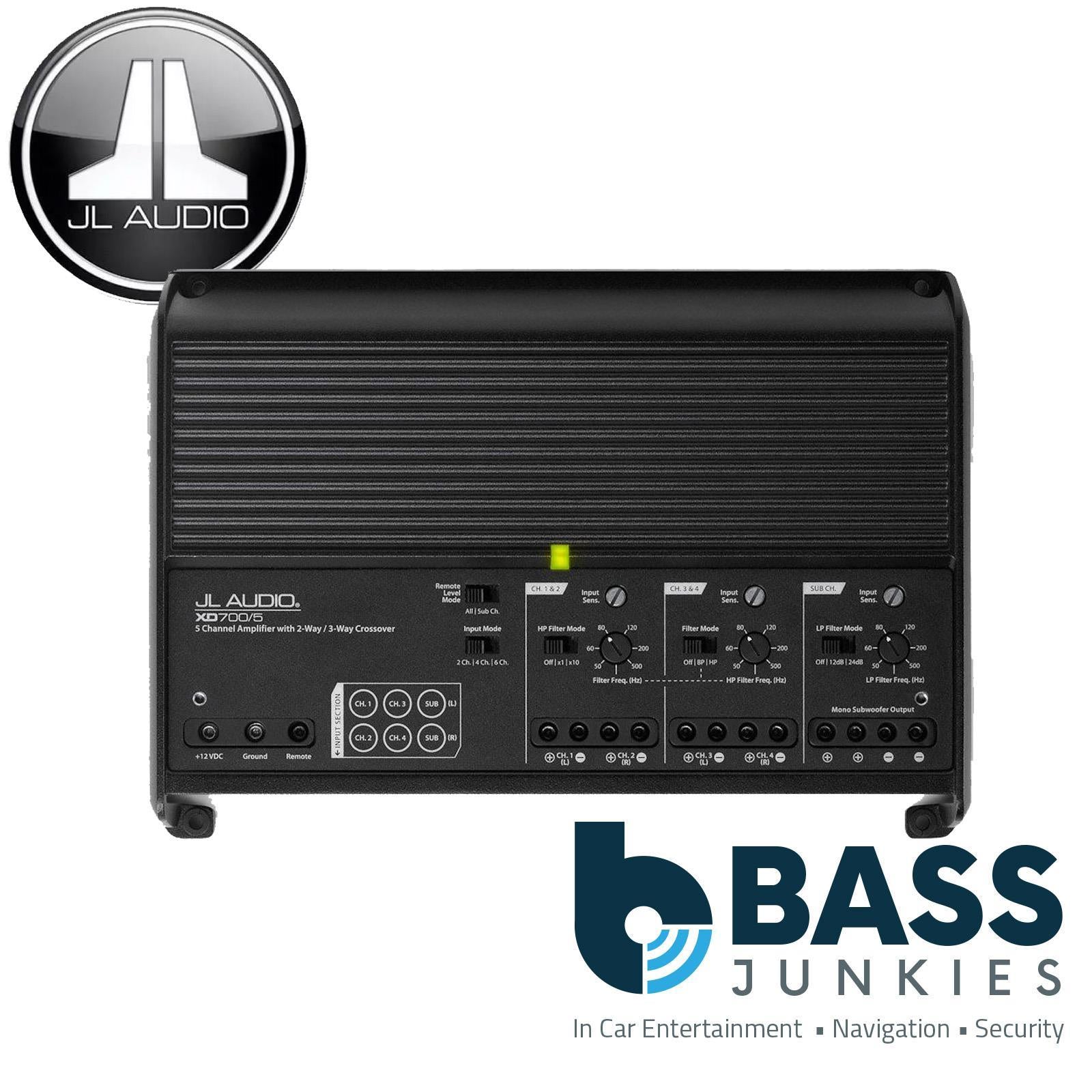JL Audio XD700/5V2 - XDv2 700 Watts 5 Channel Class D Full Range Amplifier