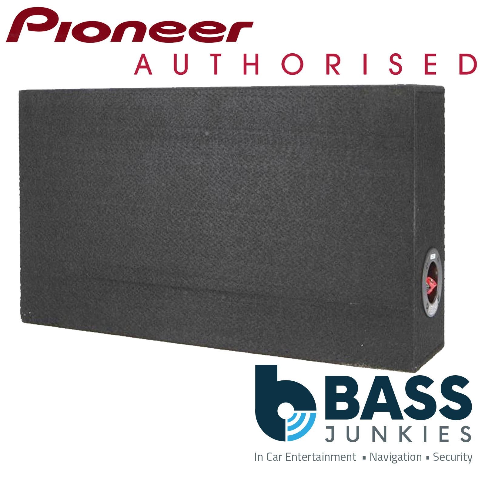 Pioneer TS-D10LB - 1300 Watts 10" Shallow Pre-Loaded Passive Car Subwoofer Bass Box Enclosure