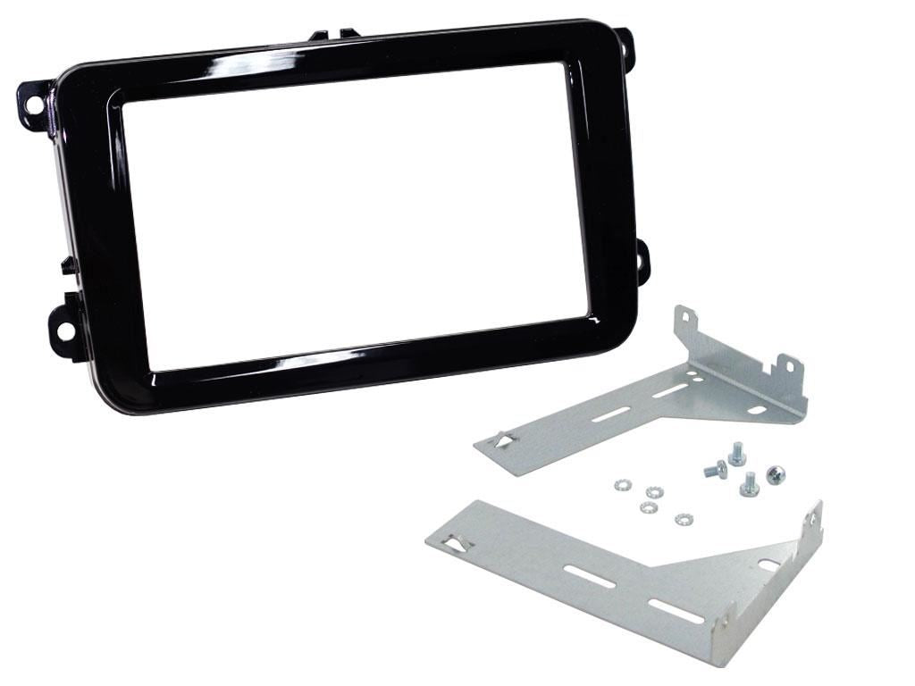 Connects2 CTKVW20 - Volkswagen EOS Tiguan Golf Double Din Fascia Installation Kit
